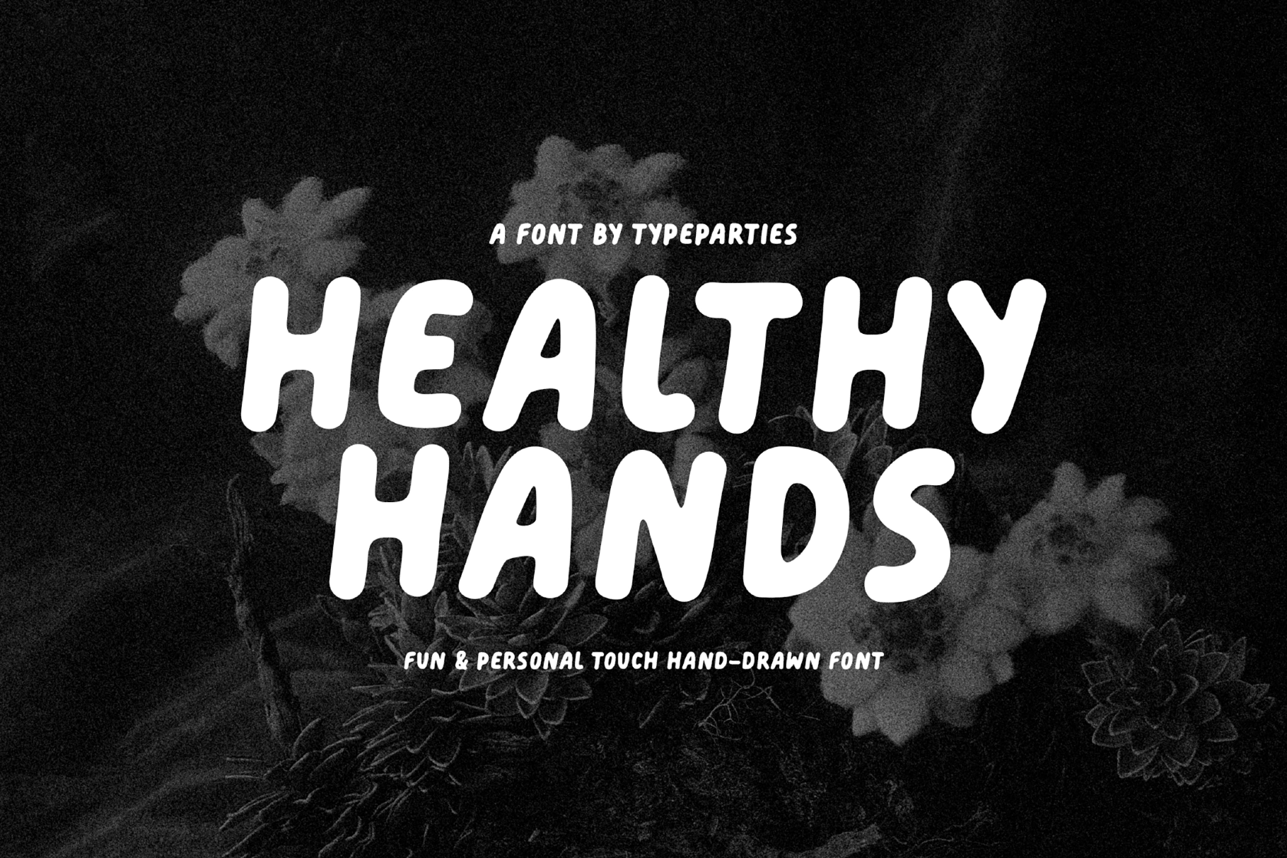 Healthy Hand - Bold Handwritten Display Font