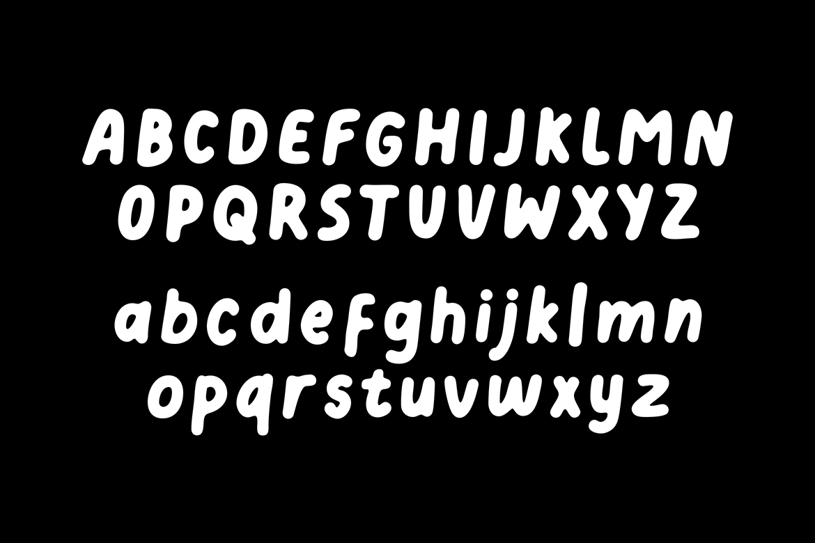 Healthy Hand - Bold Handwritten Display Font