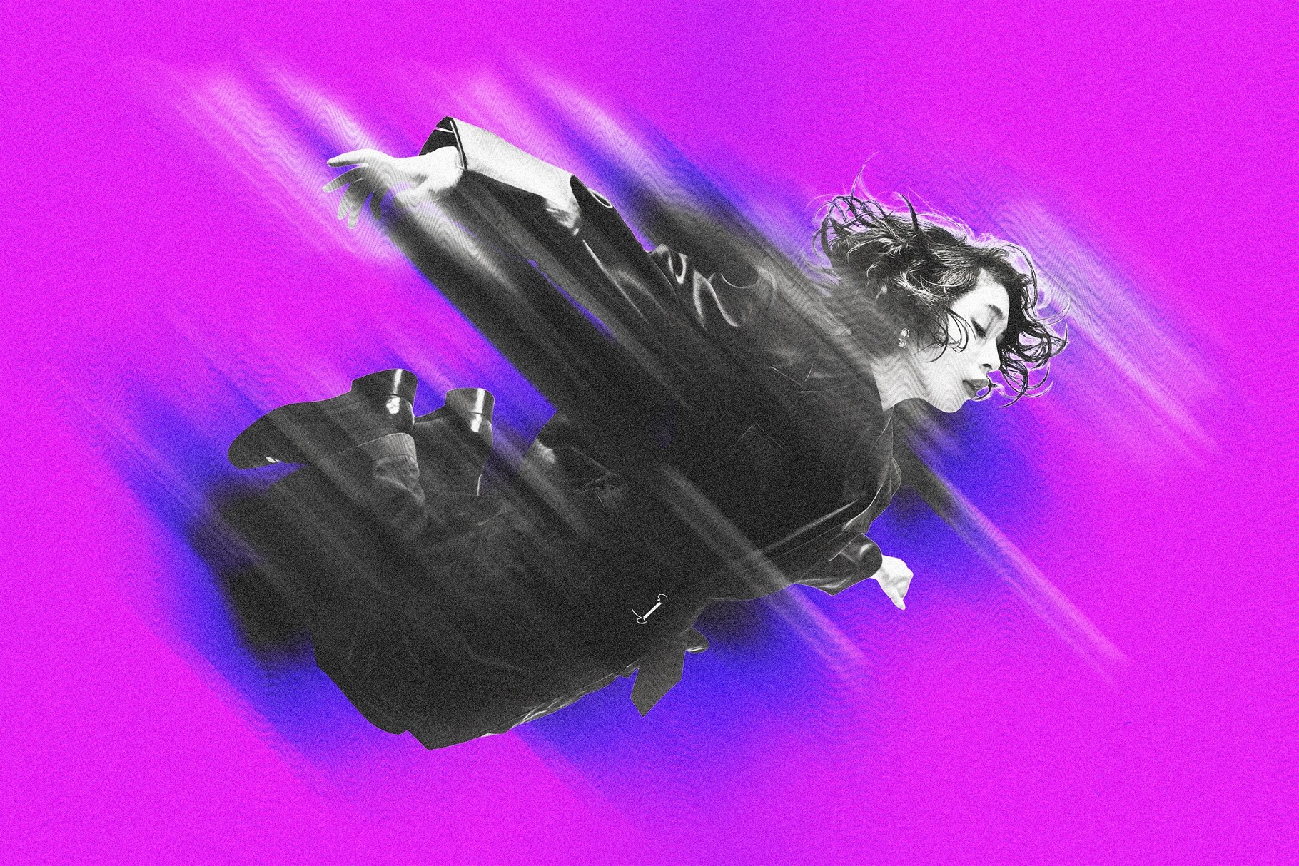 Diagonal Wavy Blur Effect