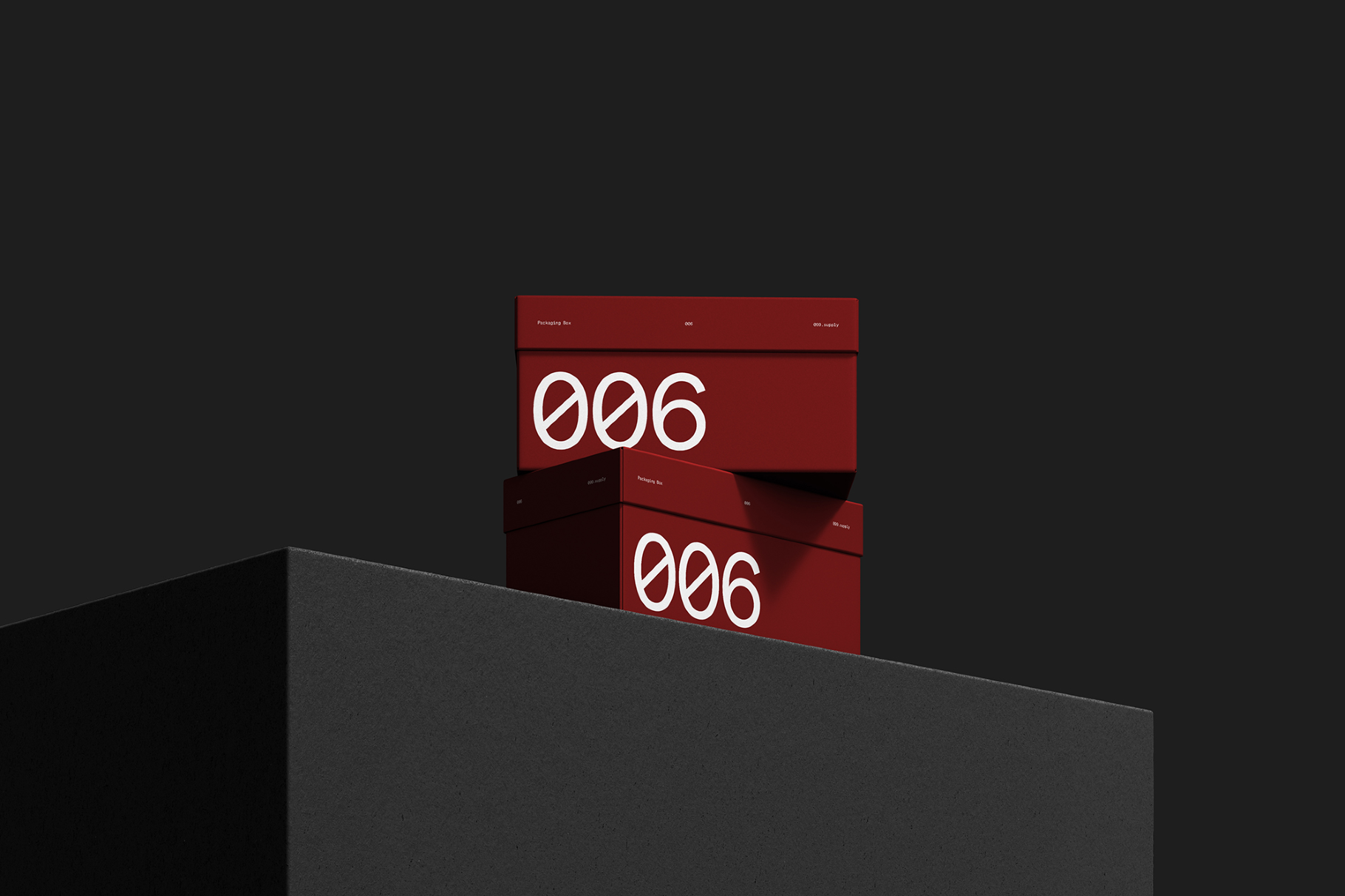 Packaging Box Mockup