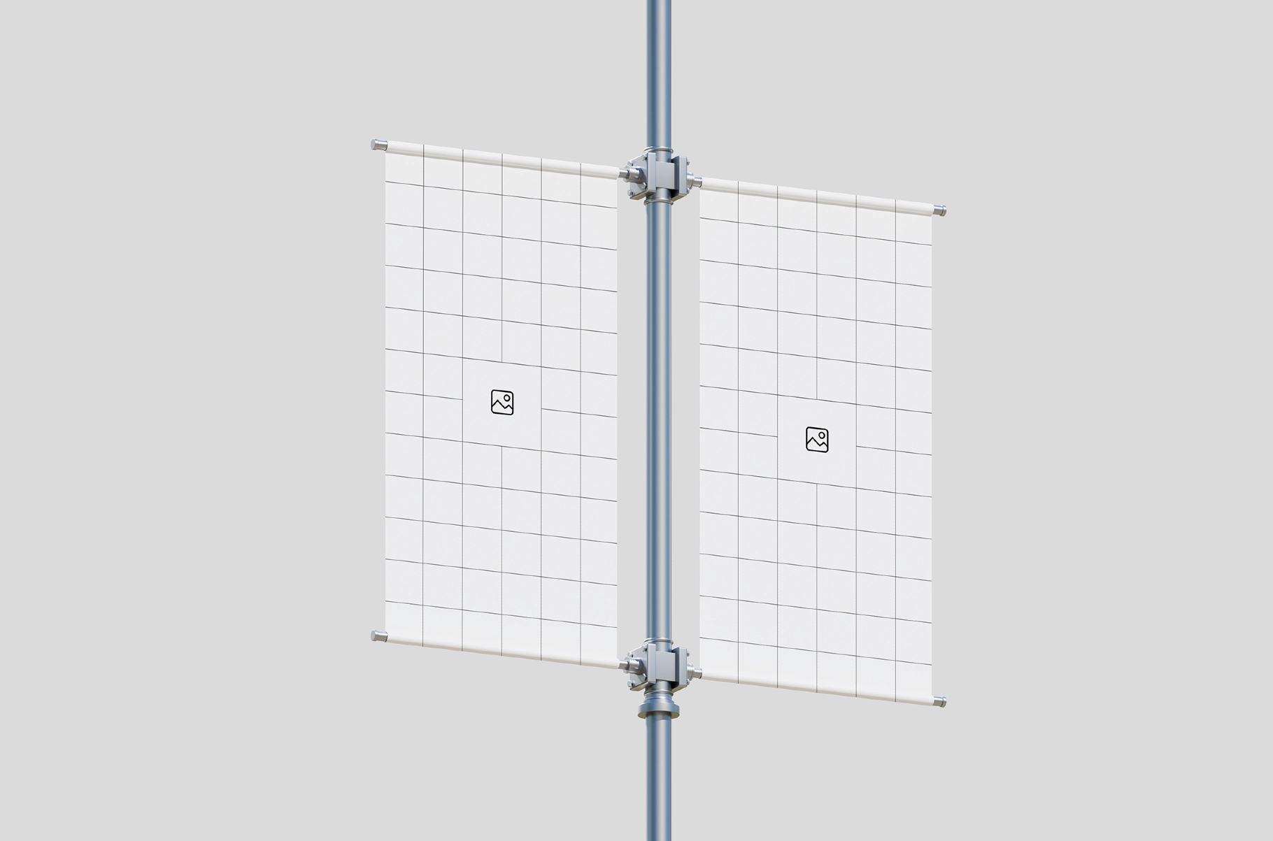 Pole Banner Mockup