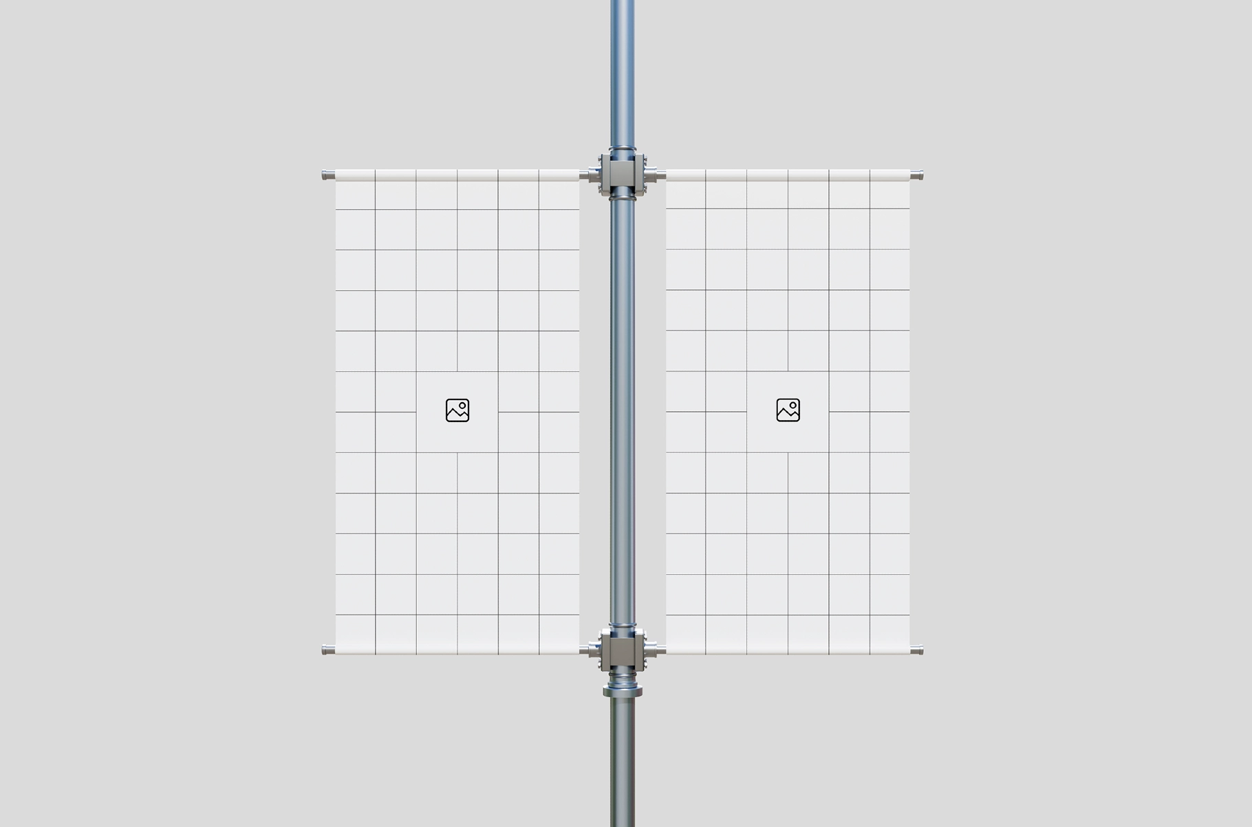 Pole Banner Mockup