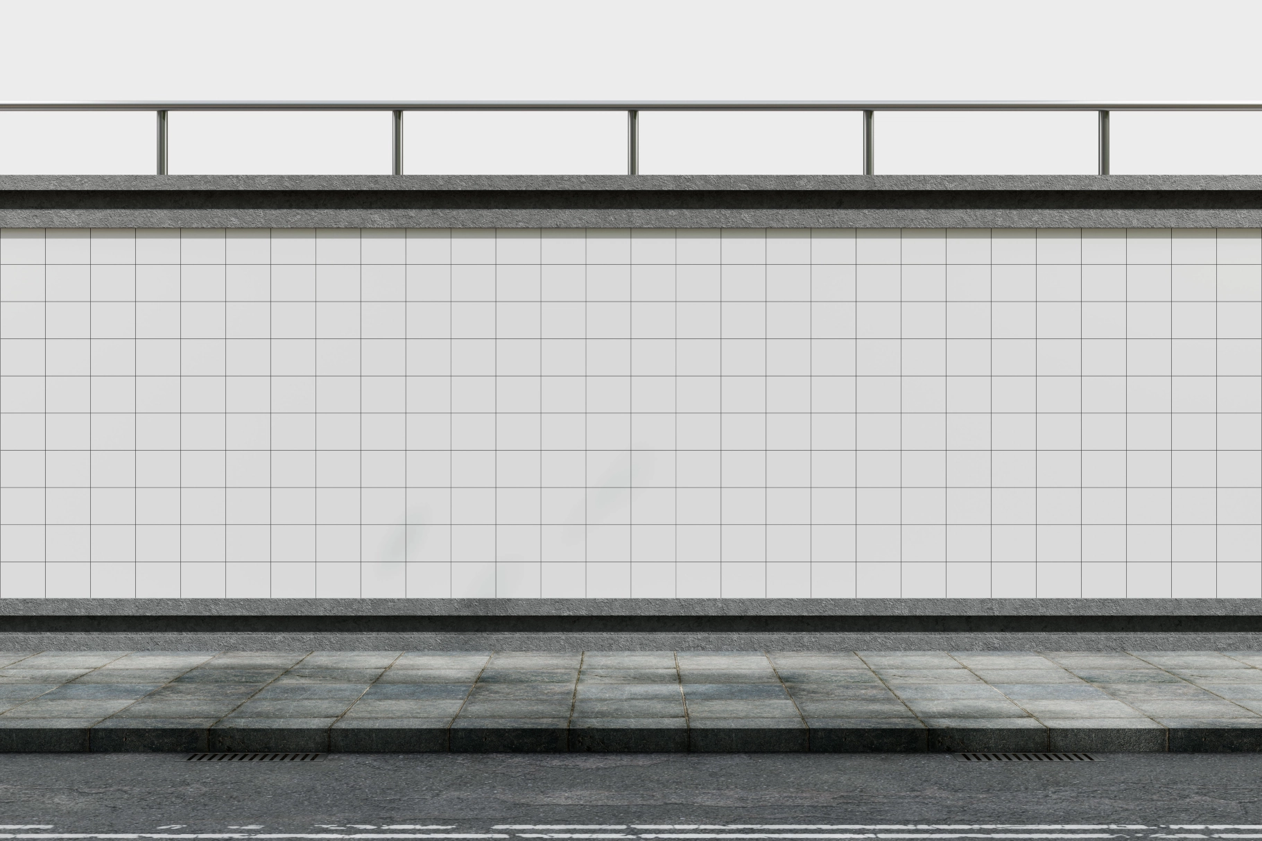 Outdoor Advertising Billboard Mockup