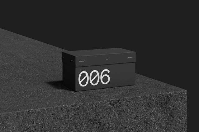 Cardboard Box Packaging Mockup