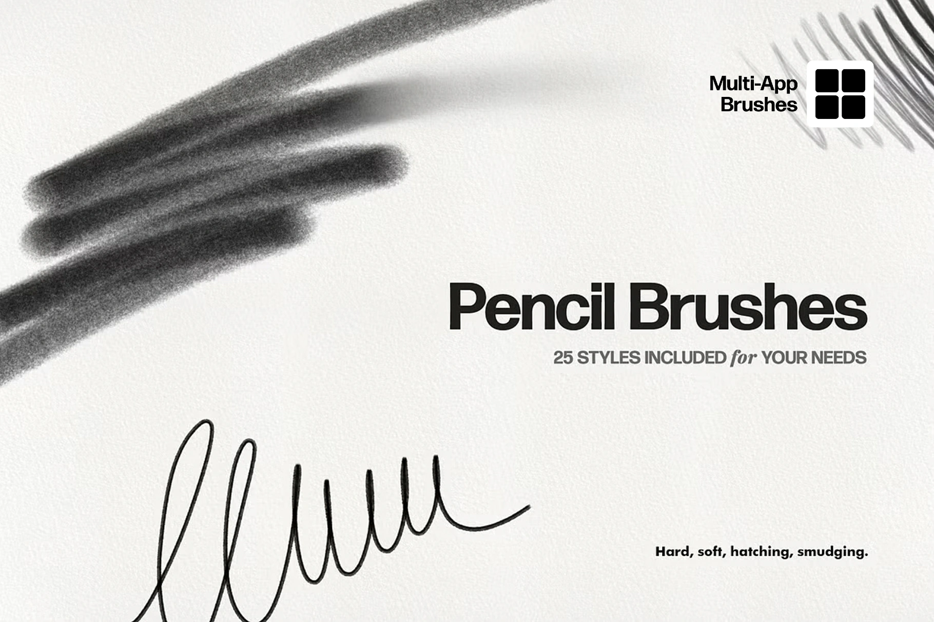 Multi-App Basic Pencil Brushes