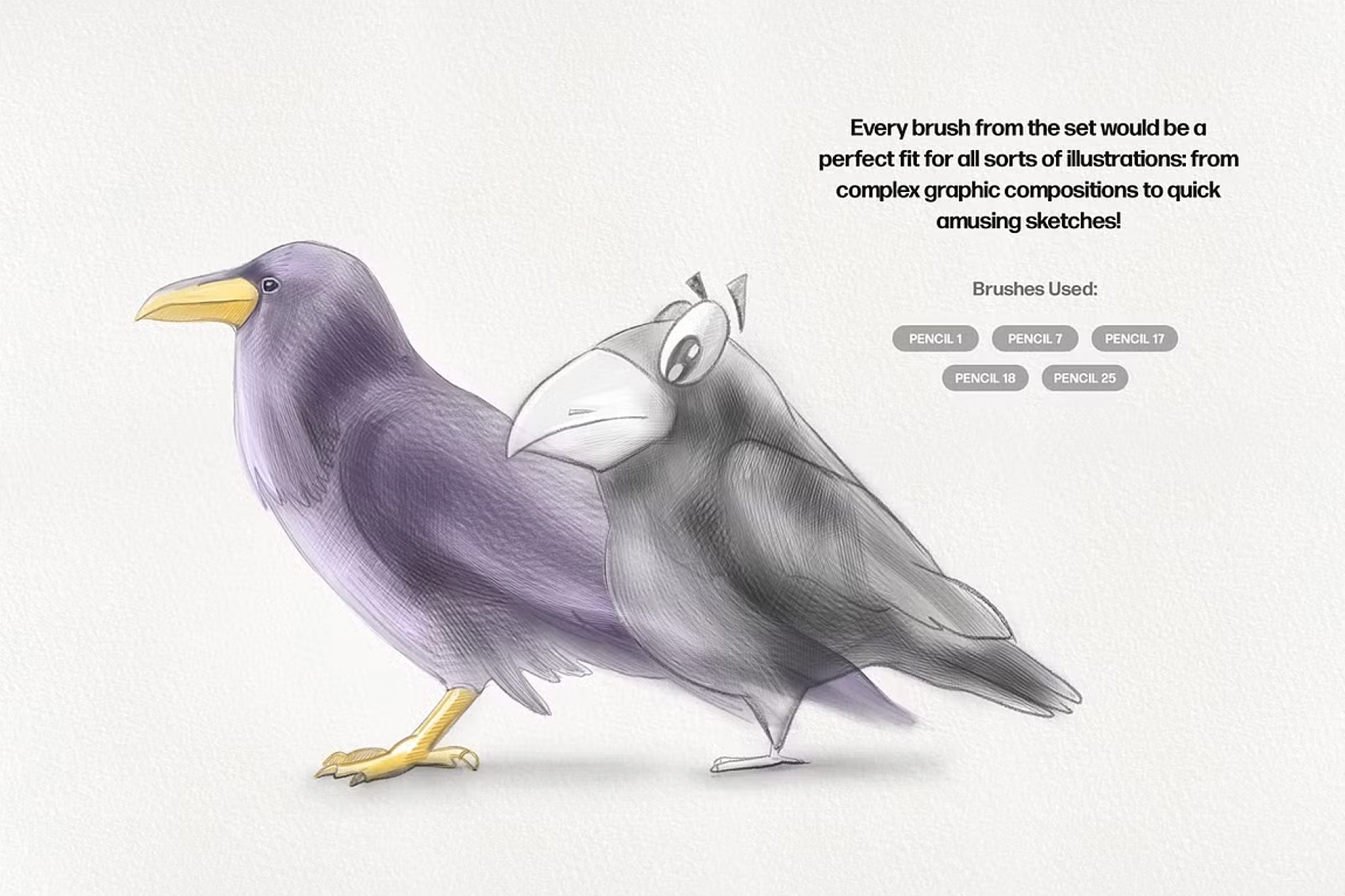 Multi-App Basic Pencil Brushes