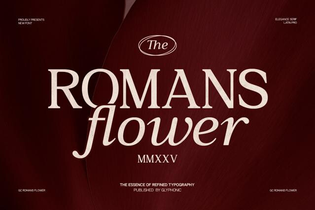 GC Romans Flower - Elegant Serif