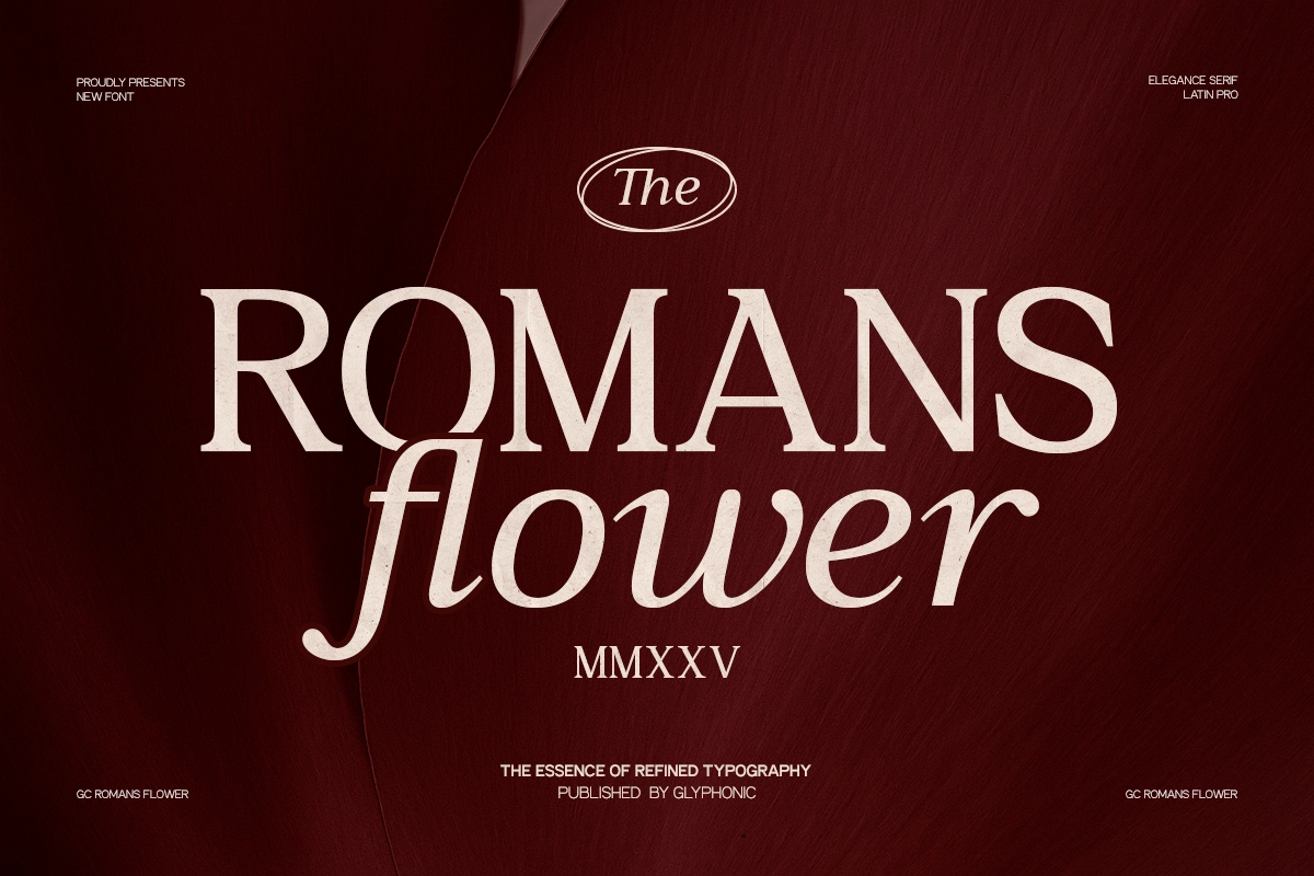 GC Romans Flower - Elegant Serif