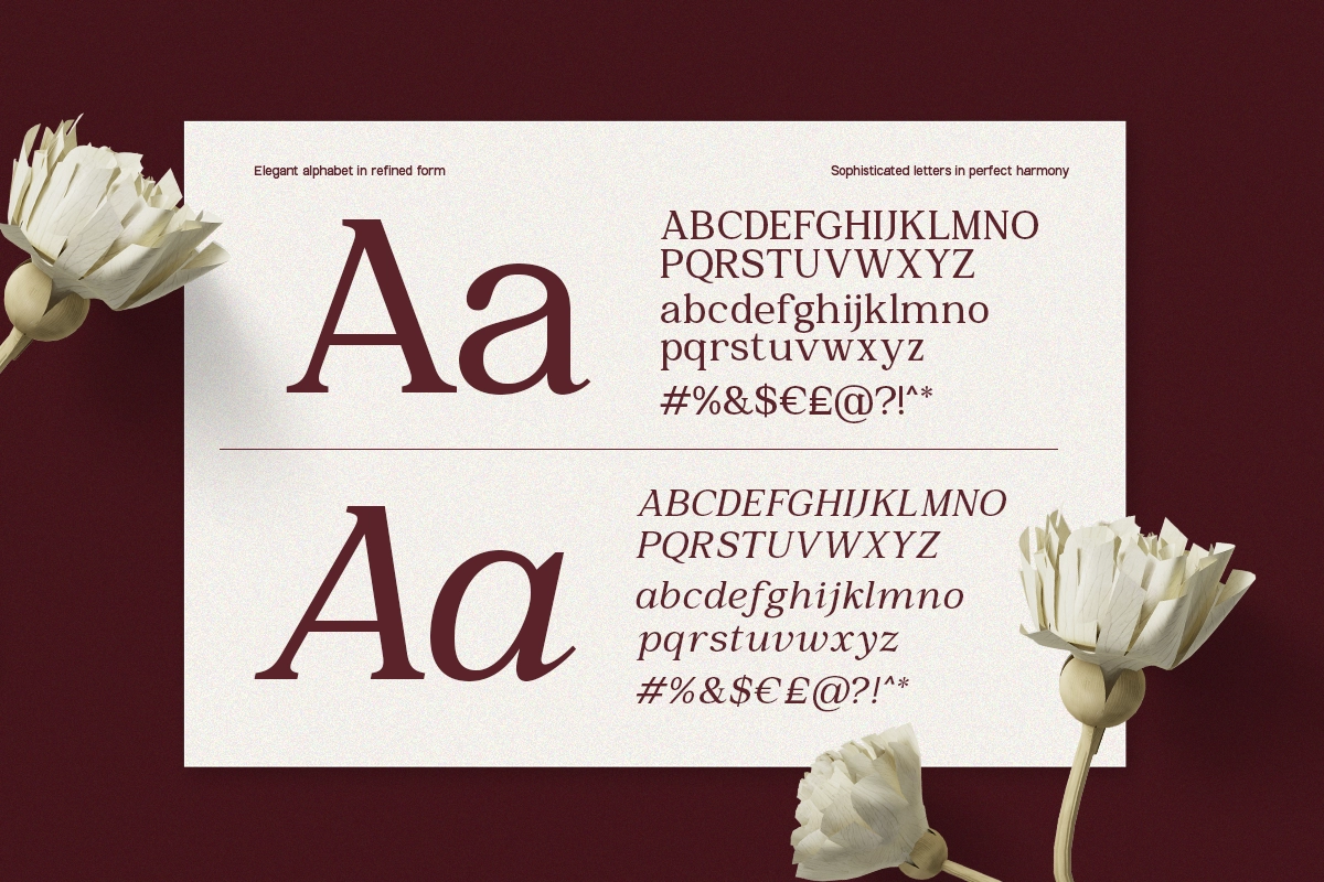 GC Romans Flower - Elegant Serif