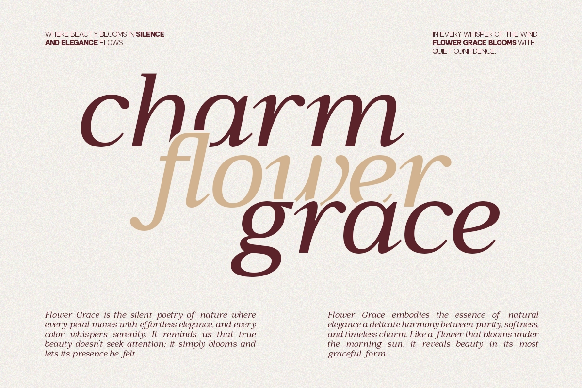 GC Romans Flower - Elegant Serif