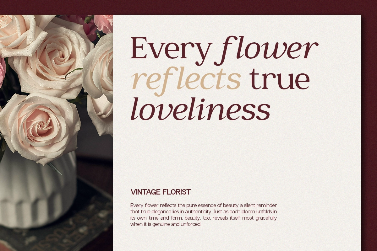 GC Romans Flower - Elegant Serif
