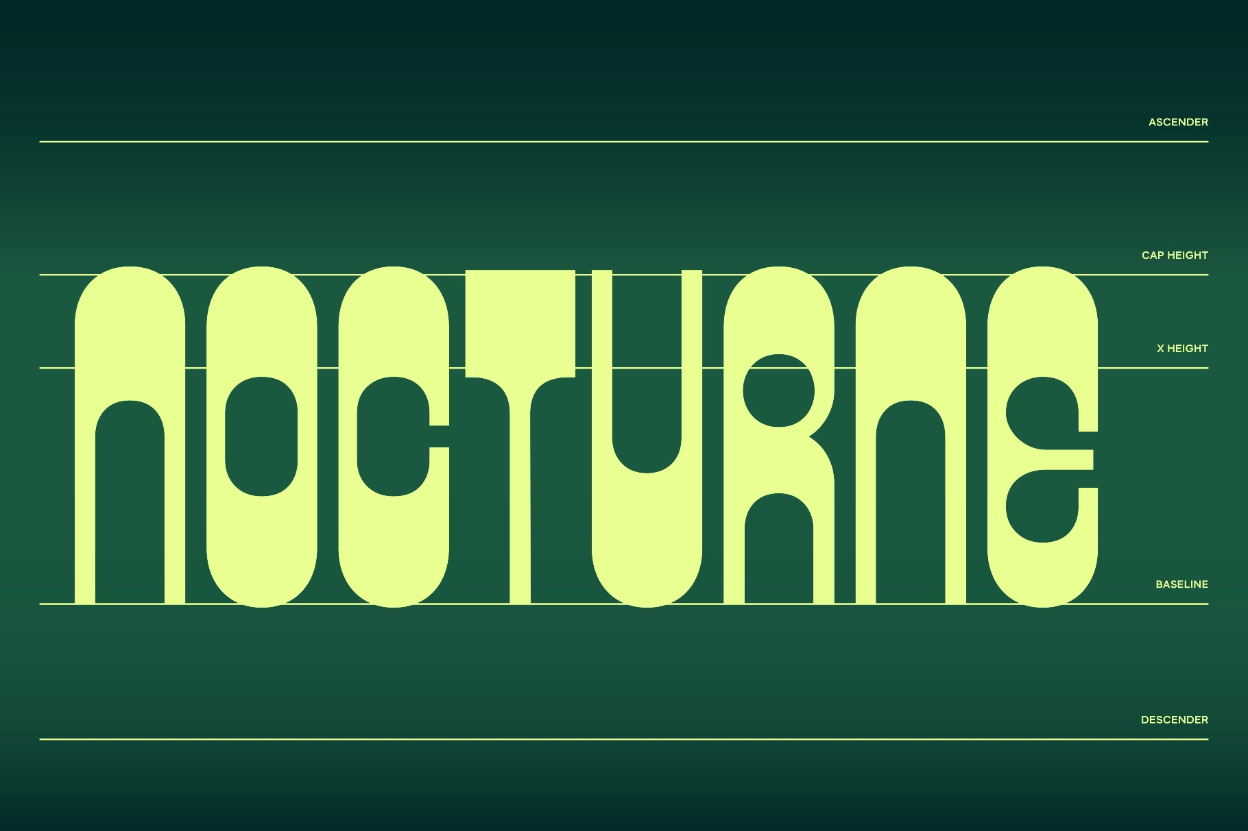 Reflune - Reversed Contrast Font