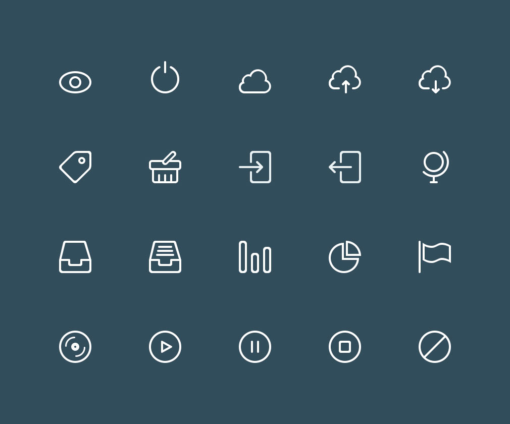 Buddha vector line icons in SVG, AI, EPS — free download