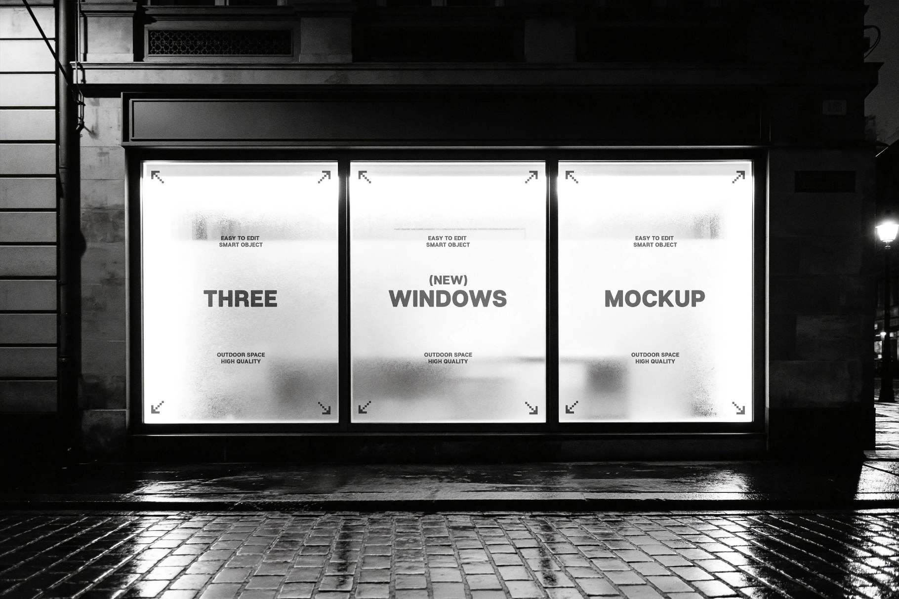 Night Windows Mockup