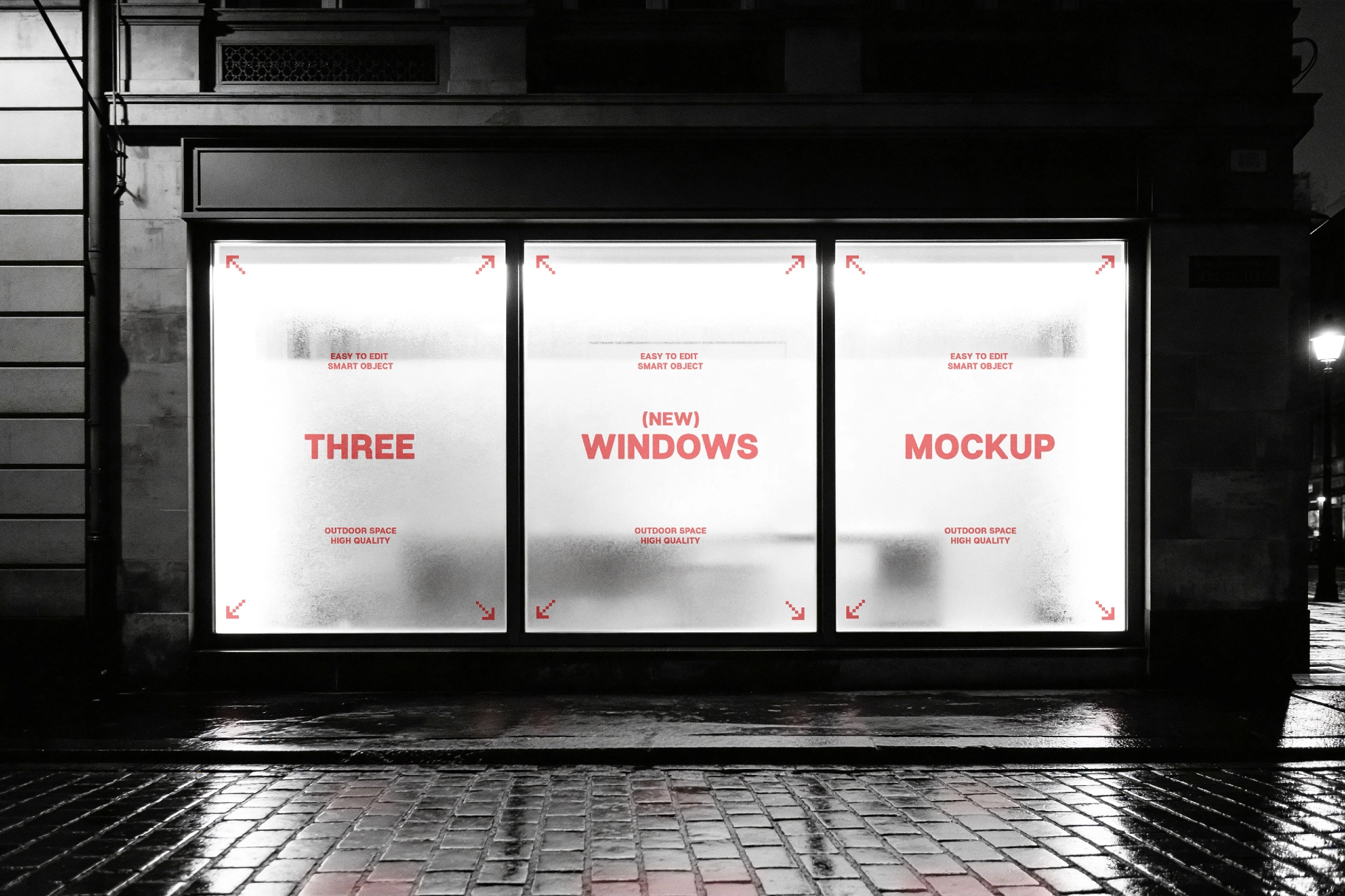 Night Windows Mockup