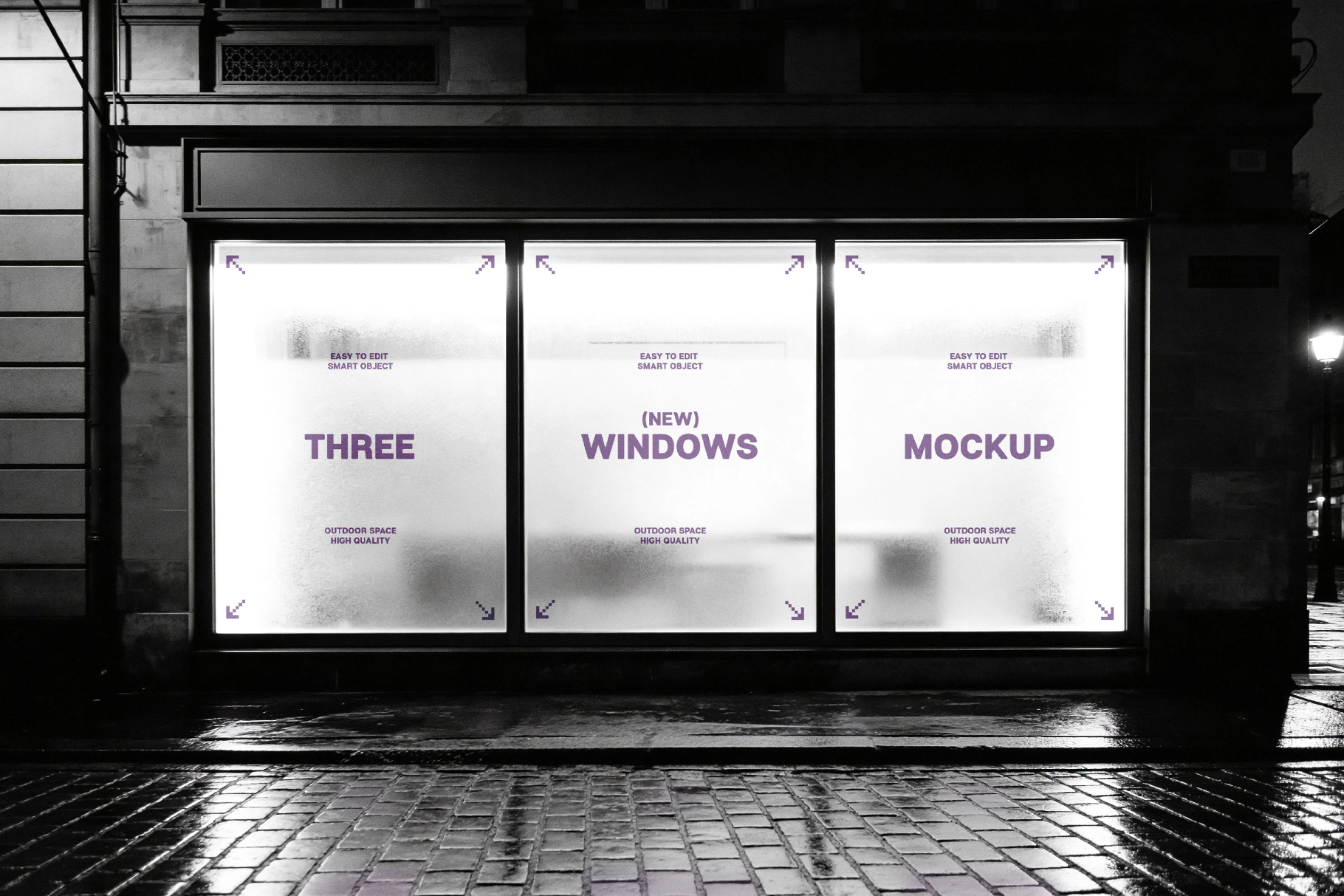 Night Windows Mockup
