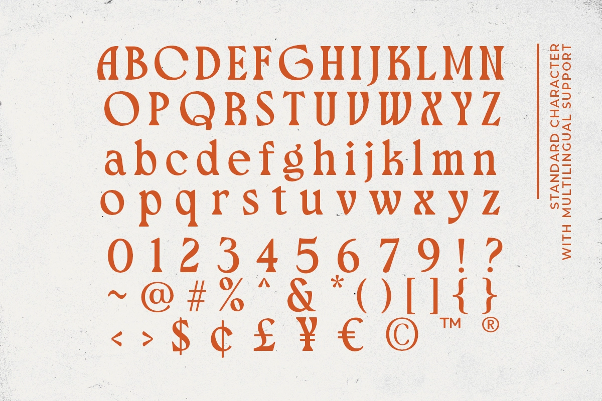 Larchen - Ligature Bold Serif