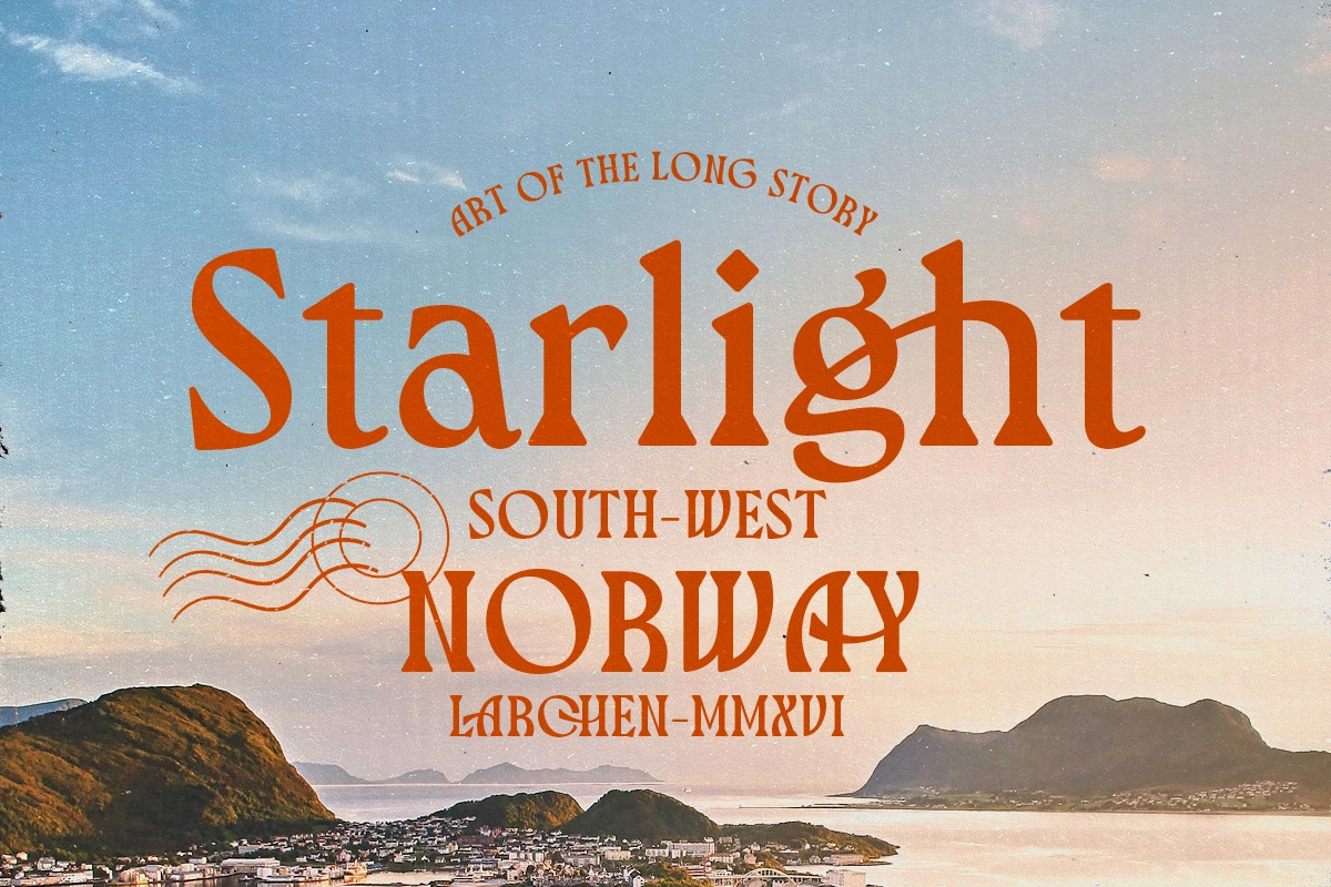 Larchen - Ligature Bold Serif