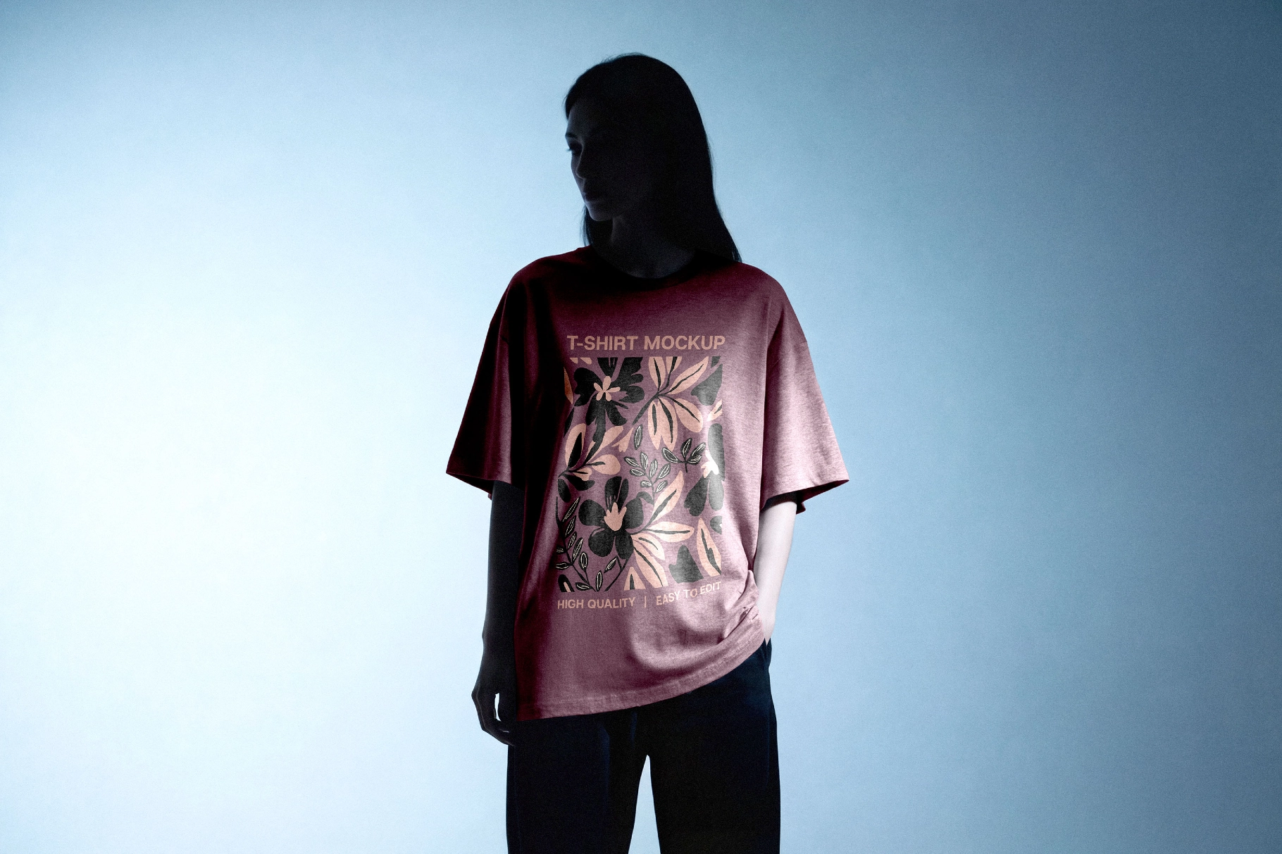 Women’s Oversized T-Shirt Mockup