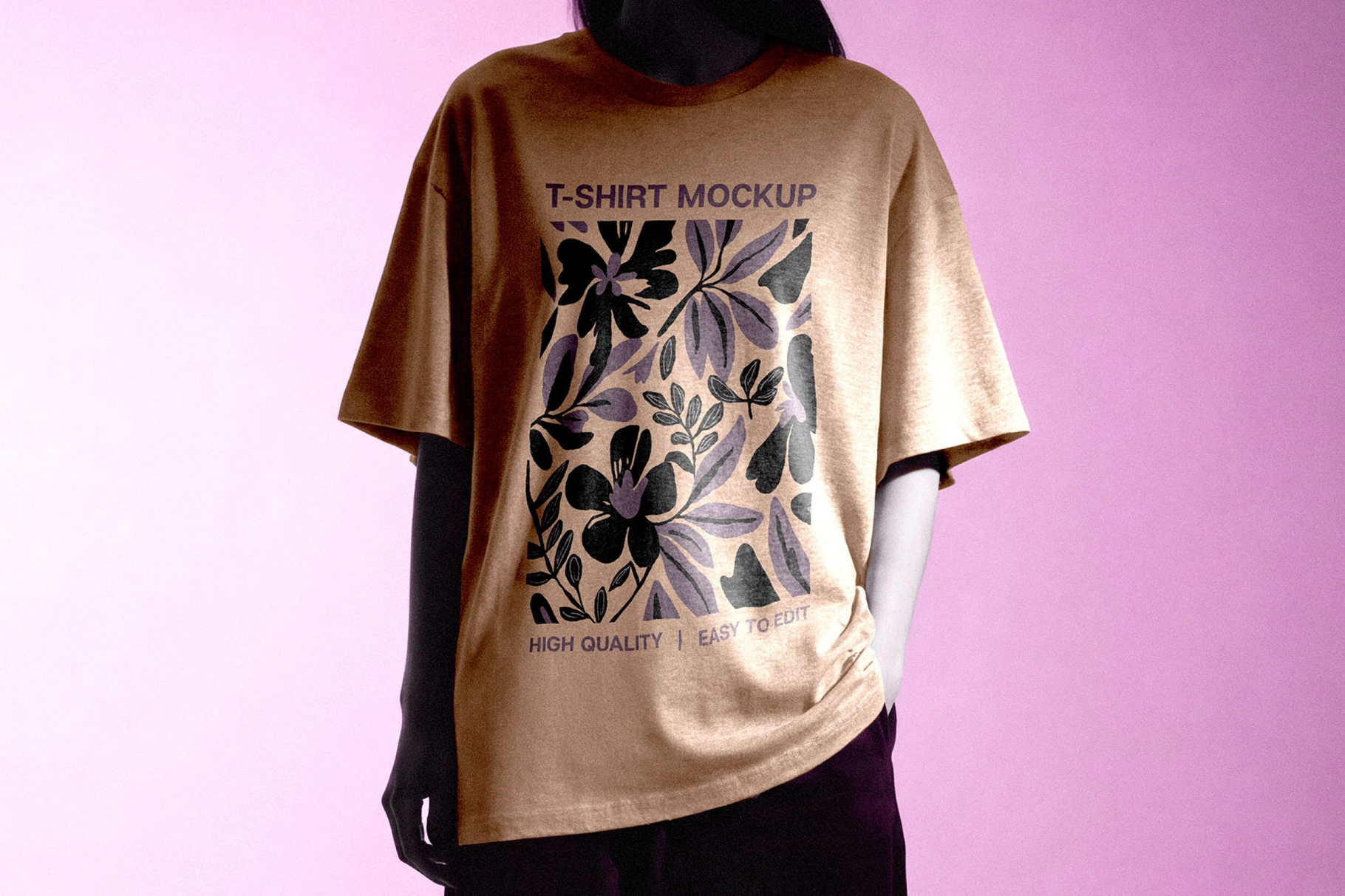 Women’s Oversized T-Shirt Mockup