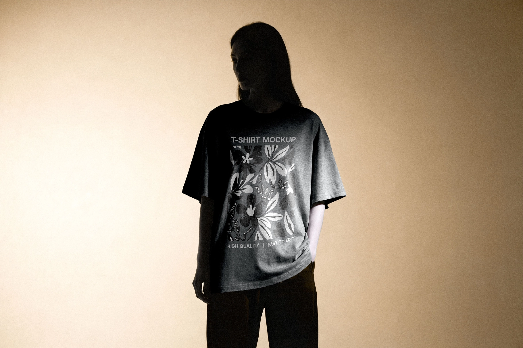 Women’s Oversized T-Shirt Mockup