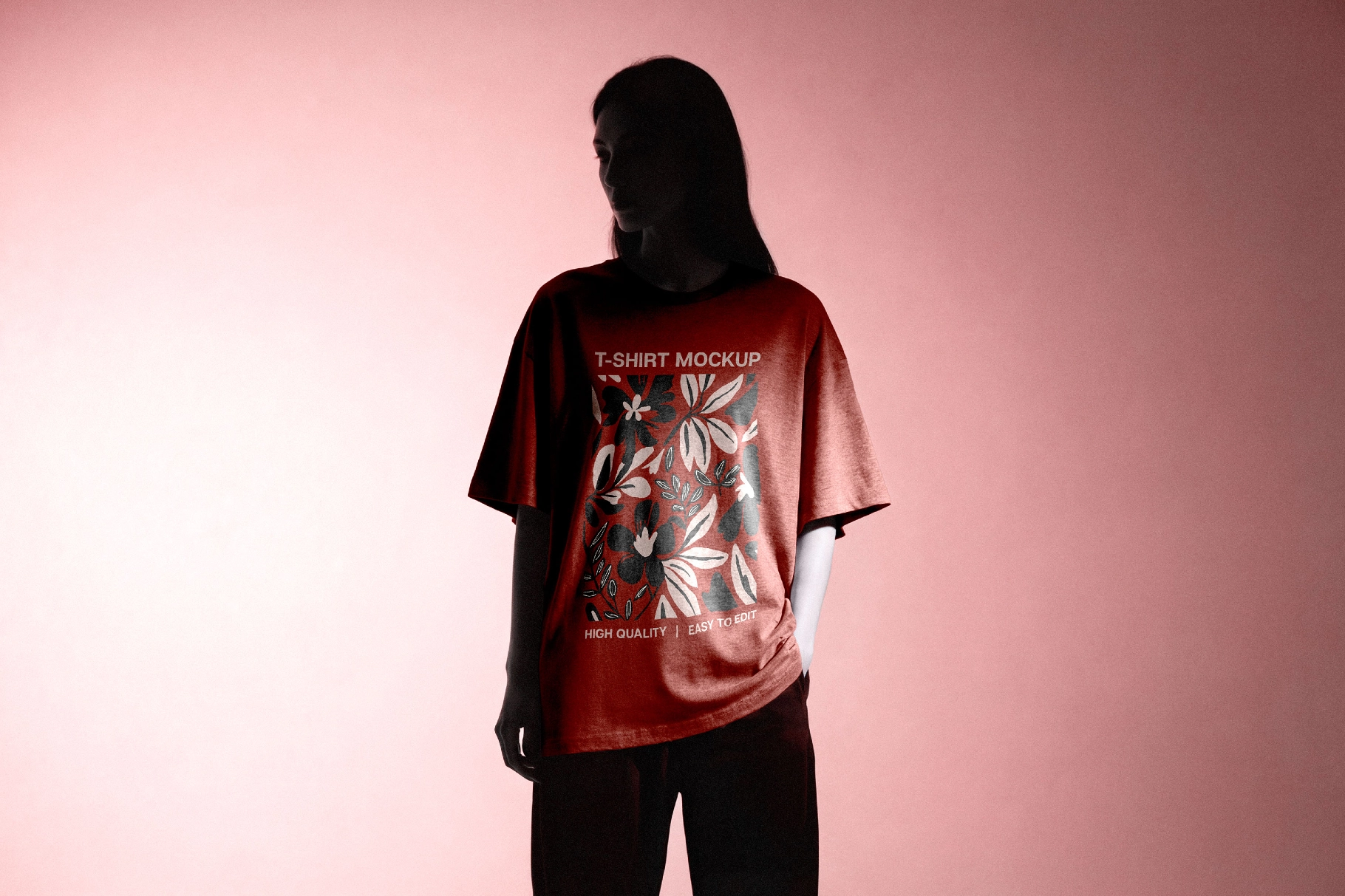 Women’s Oversized T-Shirt Mockup