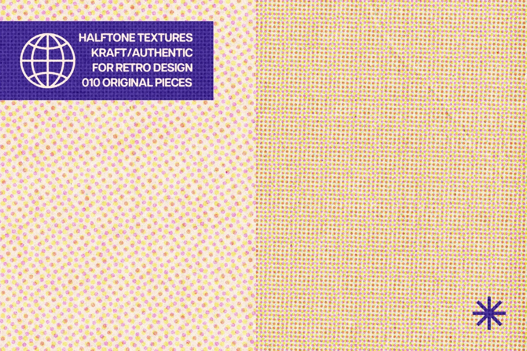 Retro Halftone Overlay Textures