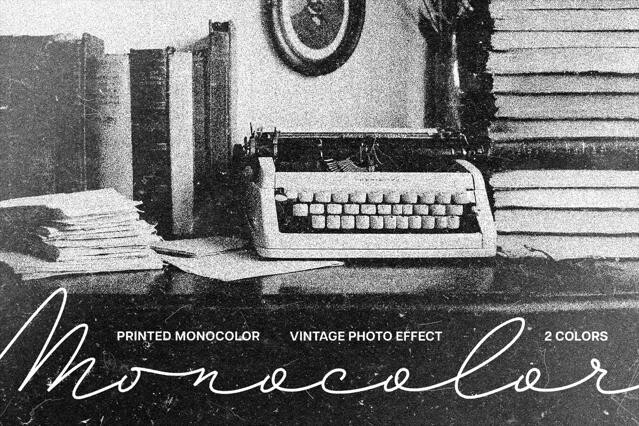 Printed Monocolor Effect