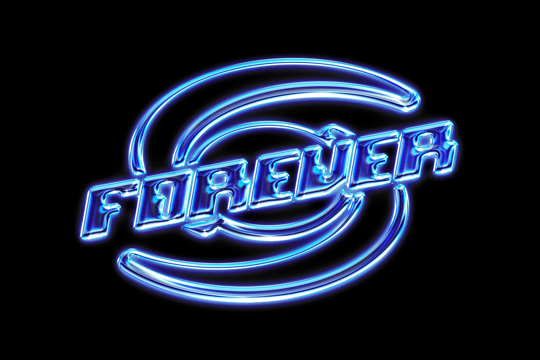 Glass Candy Chrome Effect