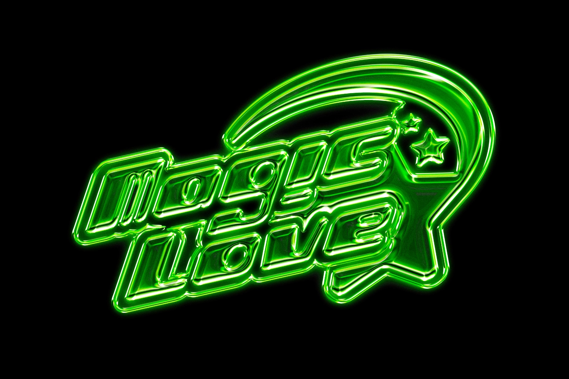 Glass Candy Chrome Effect