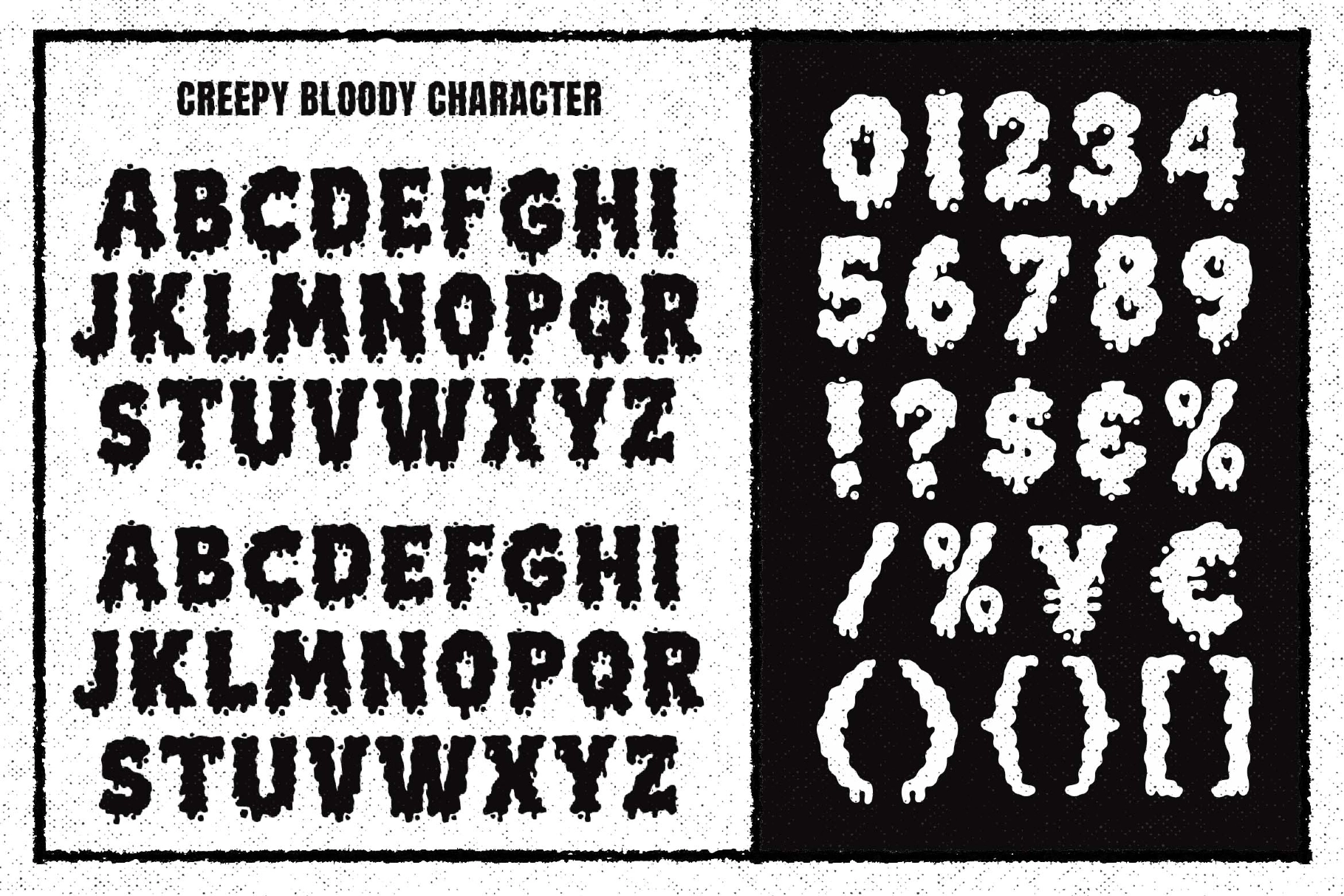 Creepy Bloody a Playful Horror Font