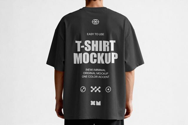 Back-View T-Shirt Mockup