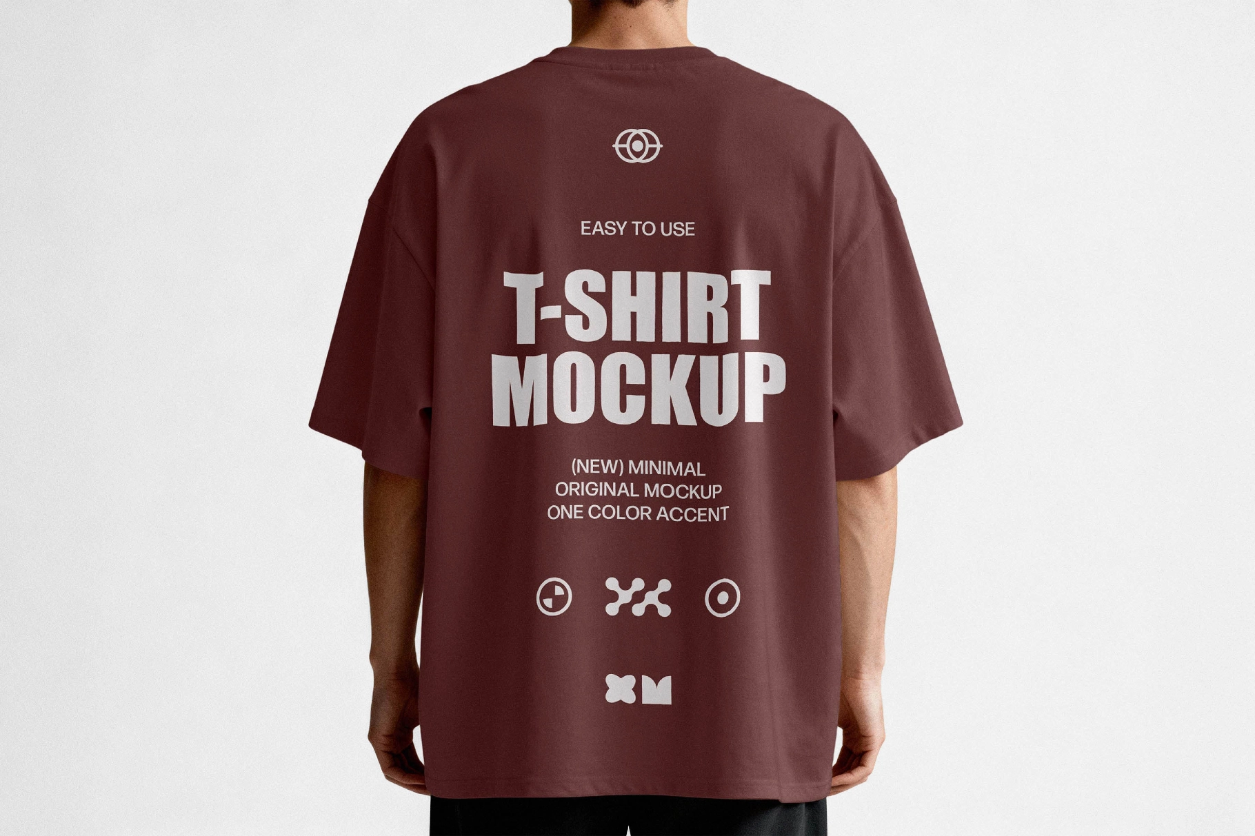 Back-View T-Shirt Mockup