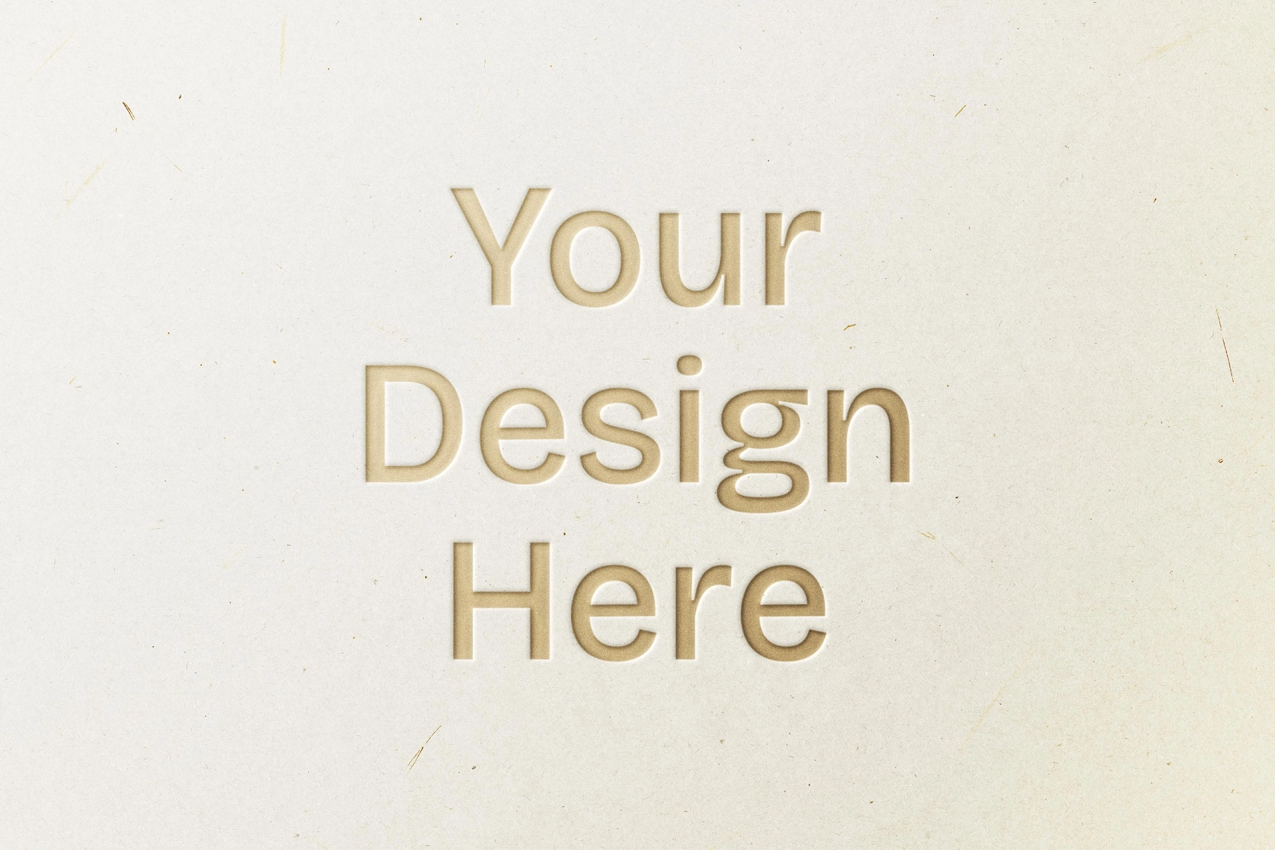 Gold Pressed Logo Mockup