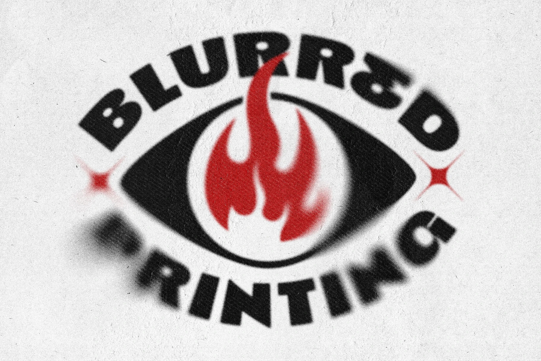 Dirty Blurred Print Effect