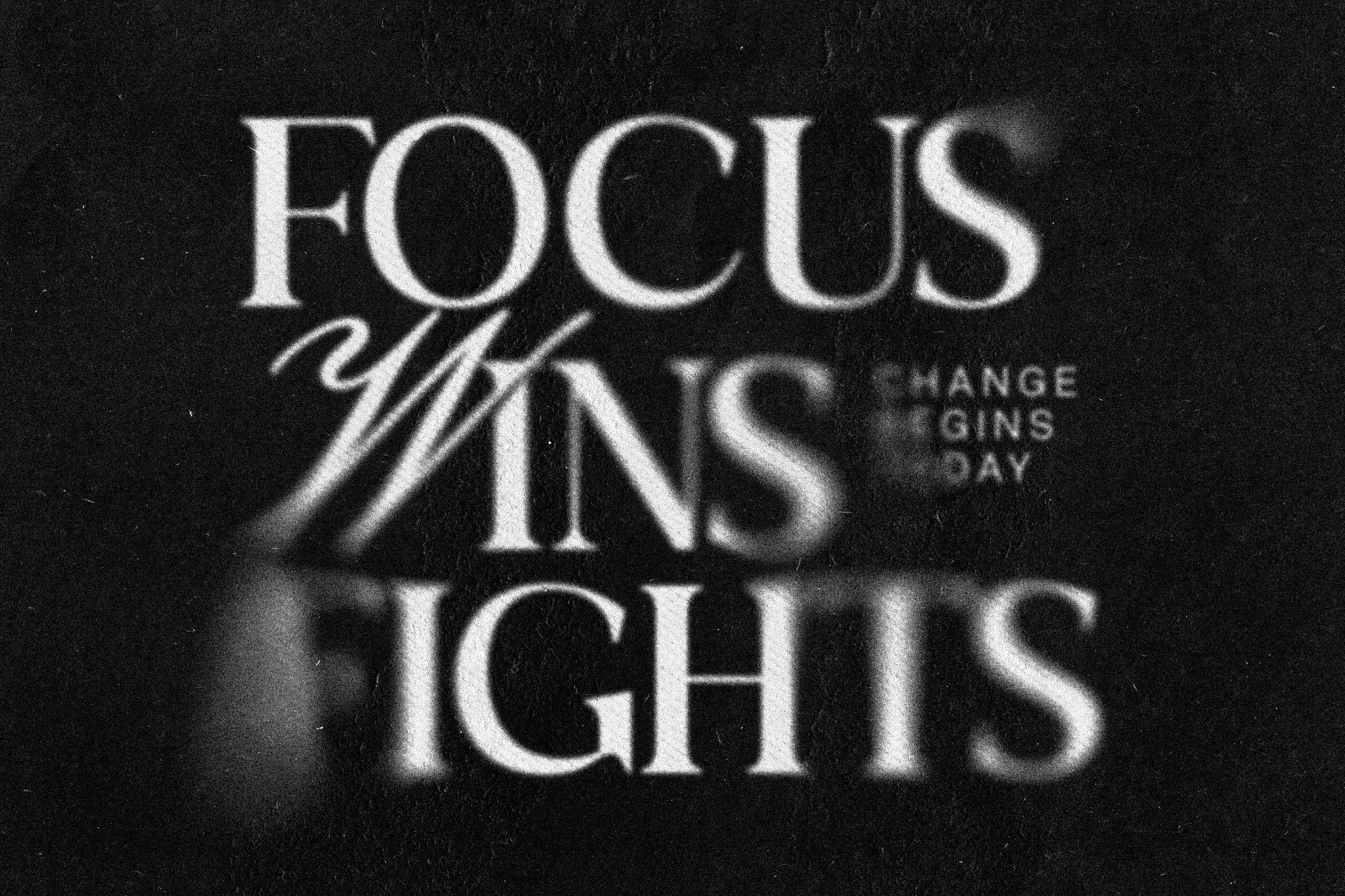 Dirty Blurred Print Effect