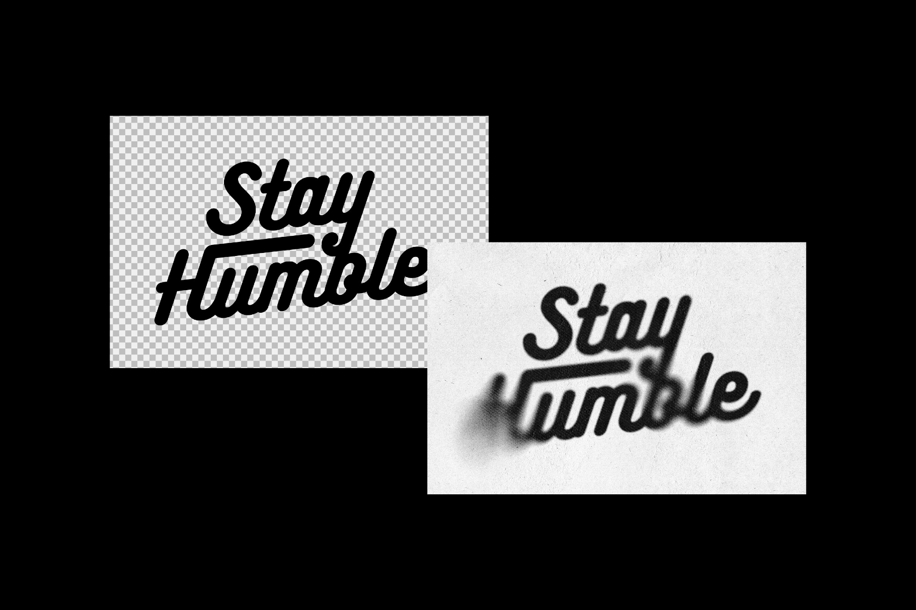 Dirty Blurred Print Effect