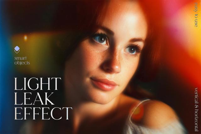 Cinematic Light Leak Photo Effect
