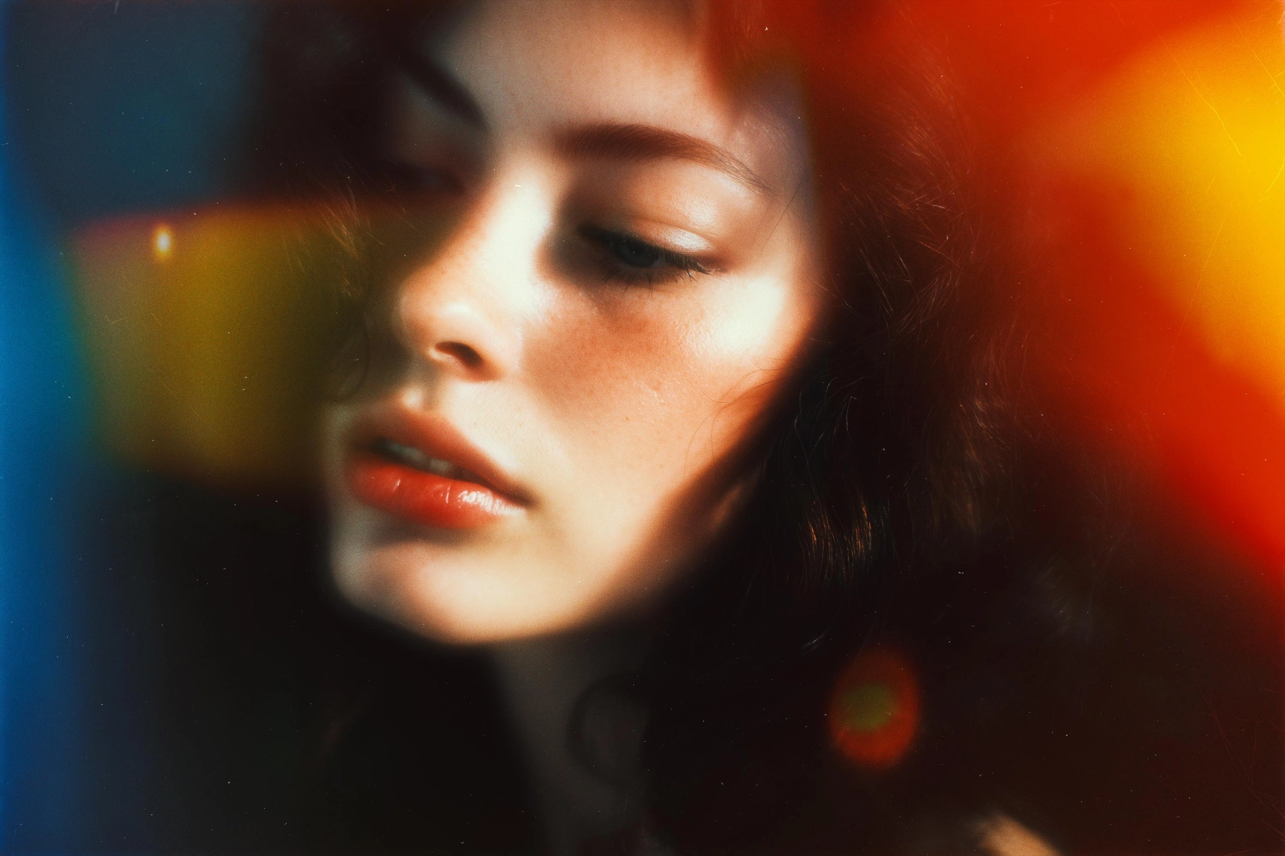 Cinematic Light Leak Photo Effect