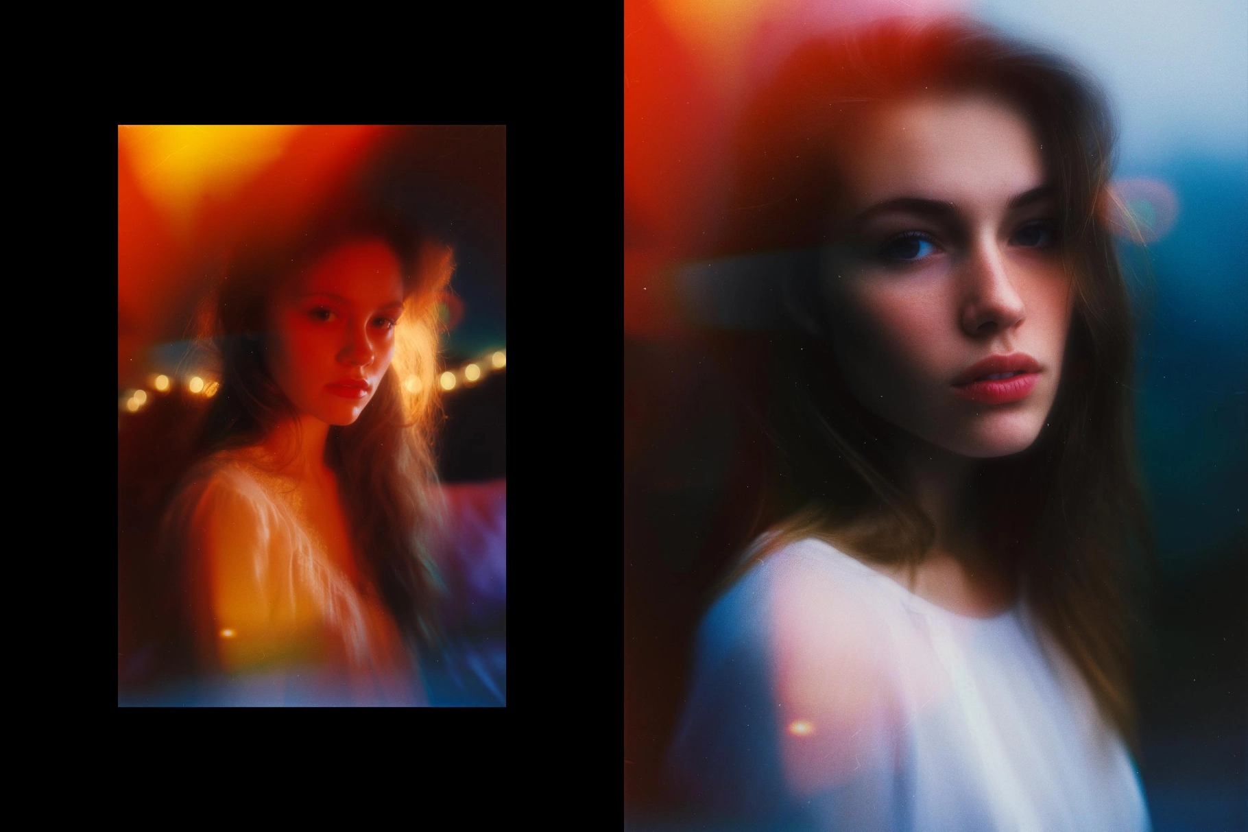 Cinematic Light Leak Photo Effect