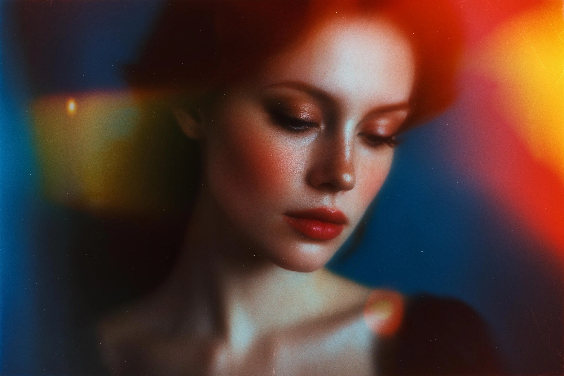 Cinematic Light Leak Photo Effect