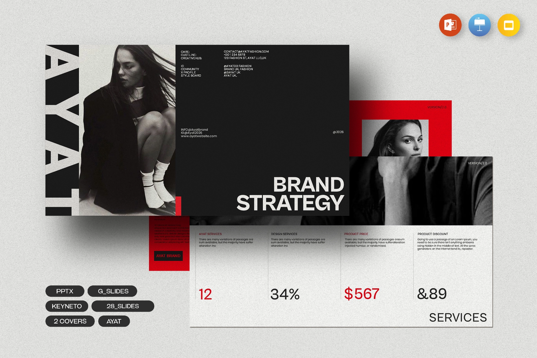 AYAT - Brand Strategy Presentation Template