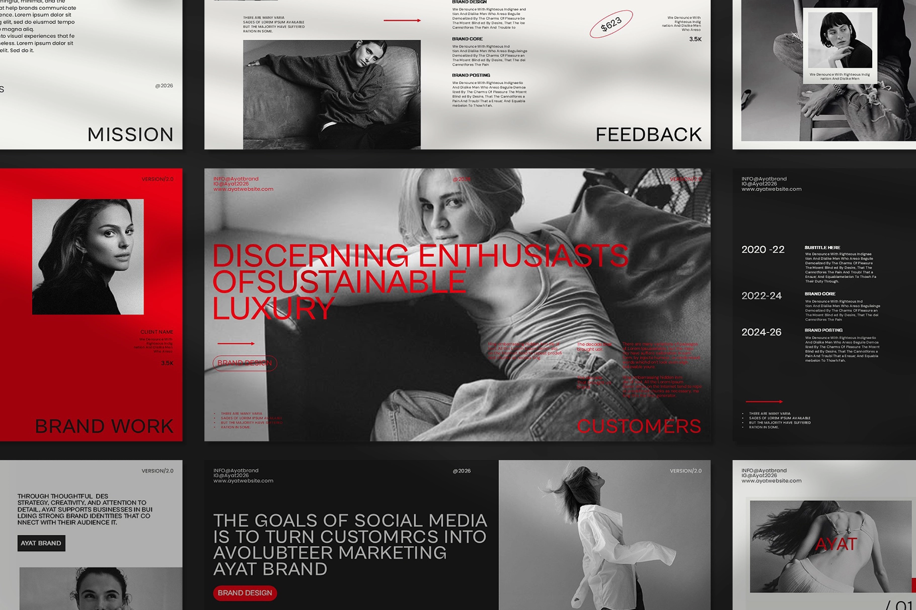 AYAT - Brand Strategy Presentation Template