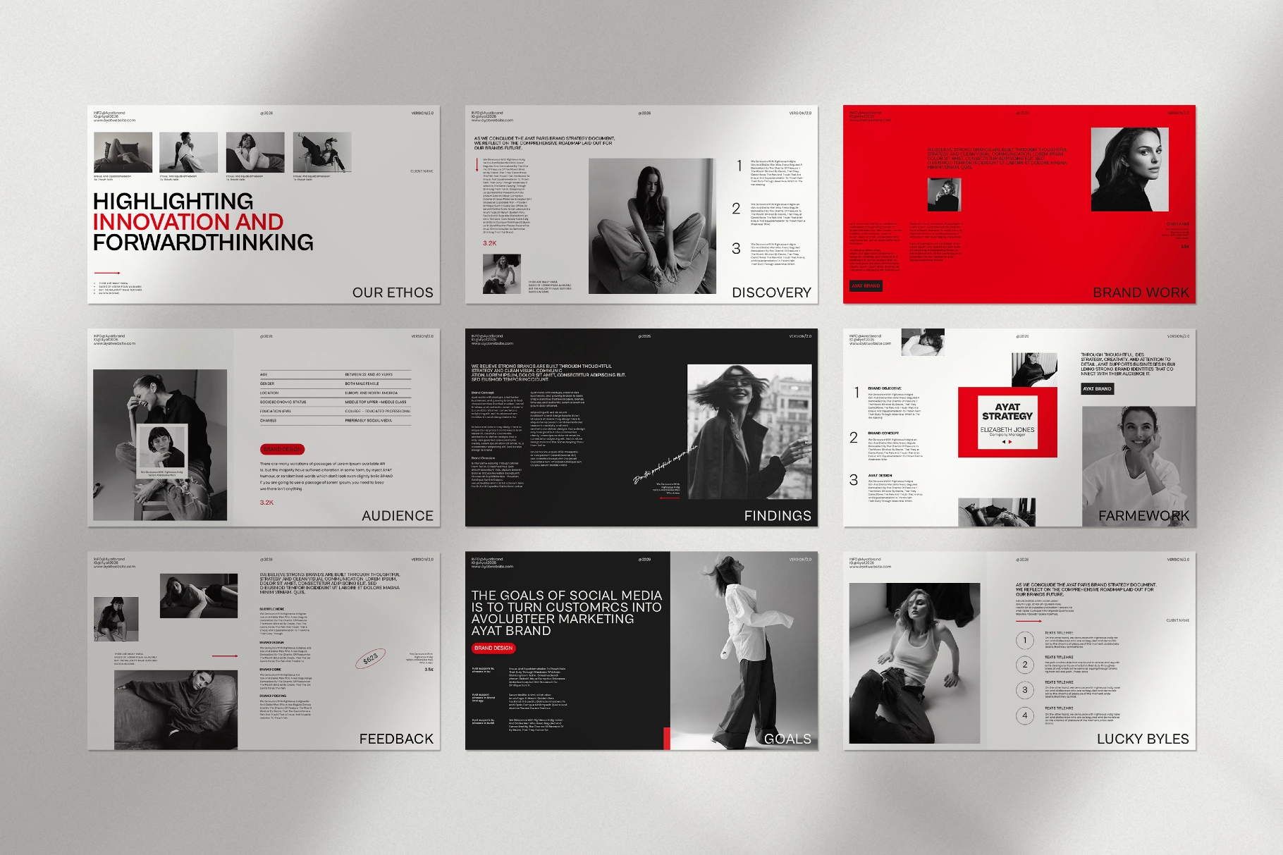 AYAT - Brand Strategy Presentation Template