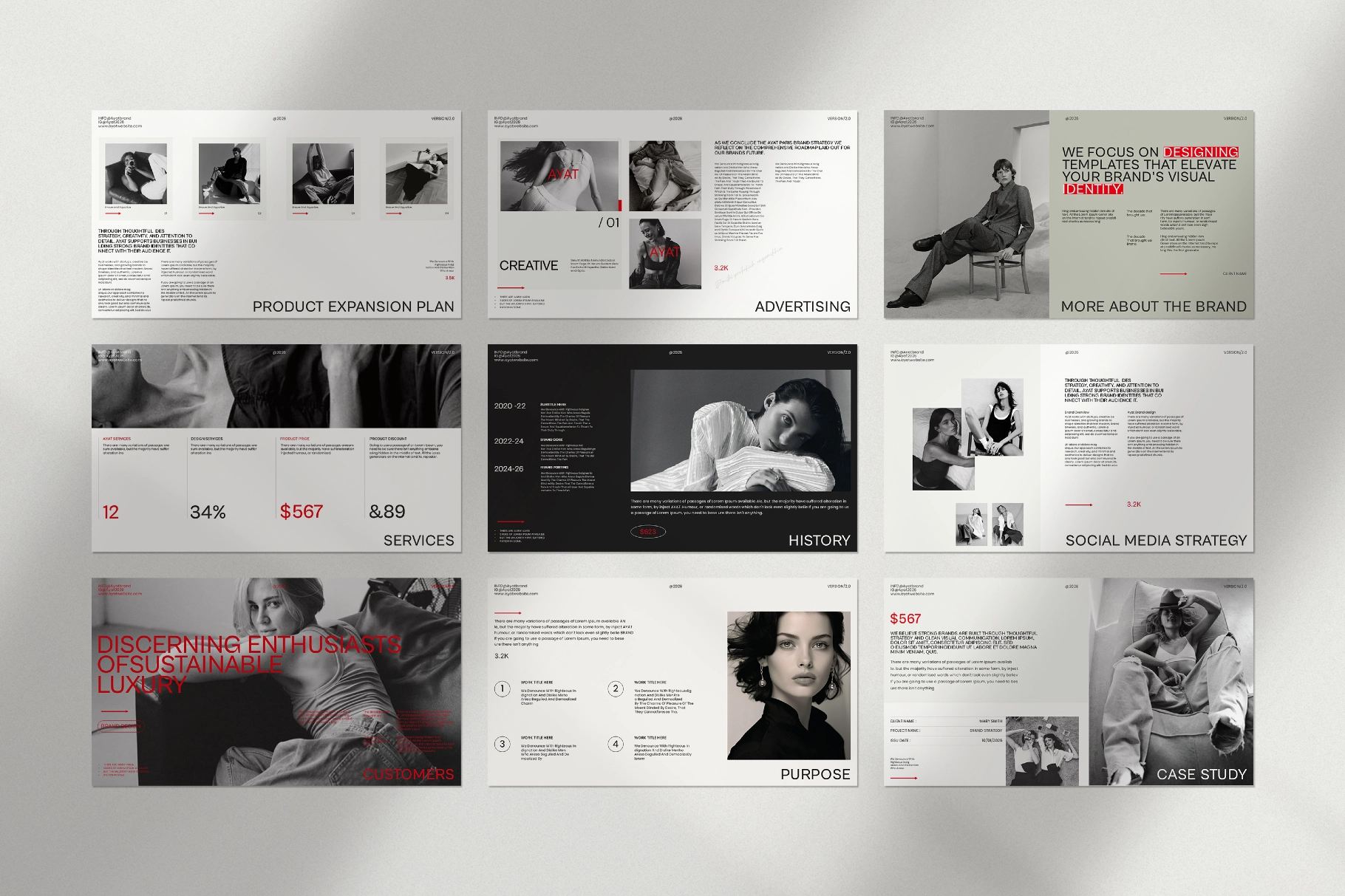 AYAT - Brand Strategy Presentation Template