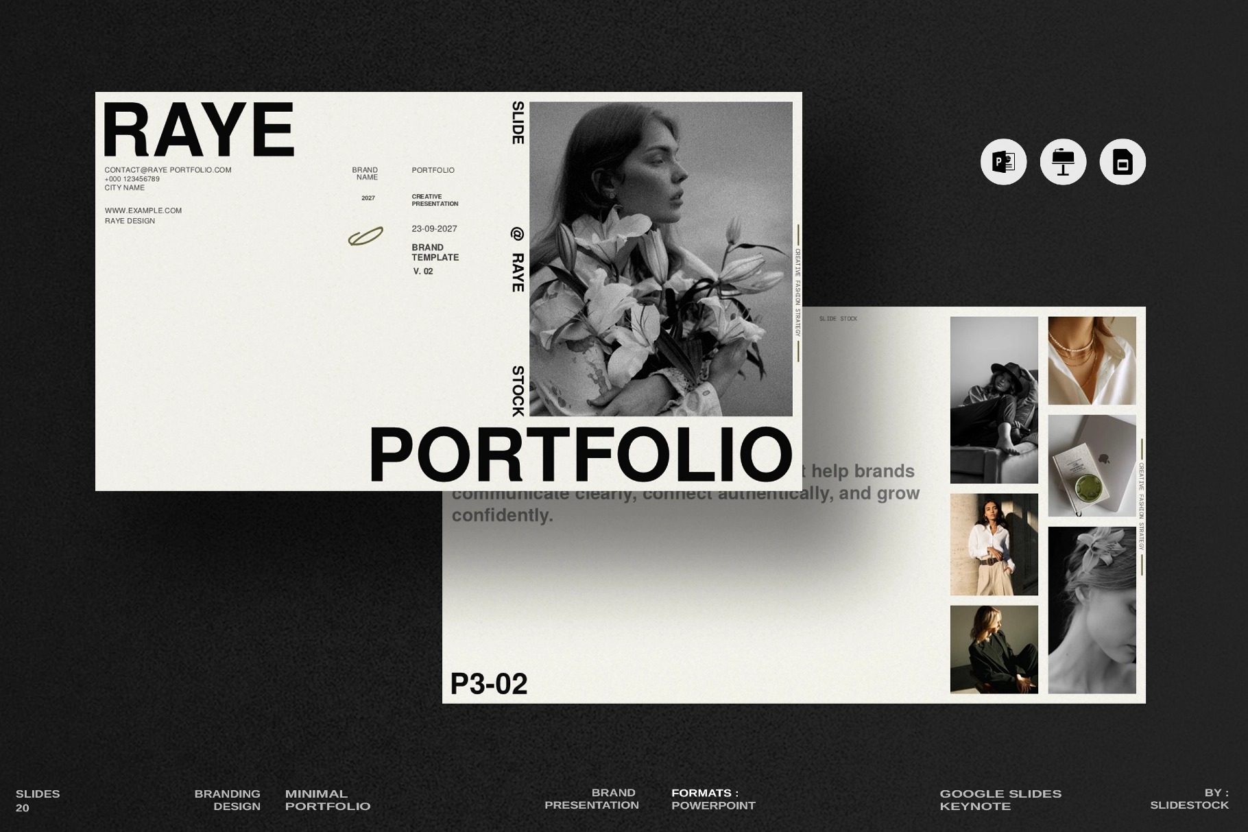 RAYE | Brand Portfolio Template