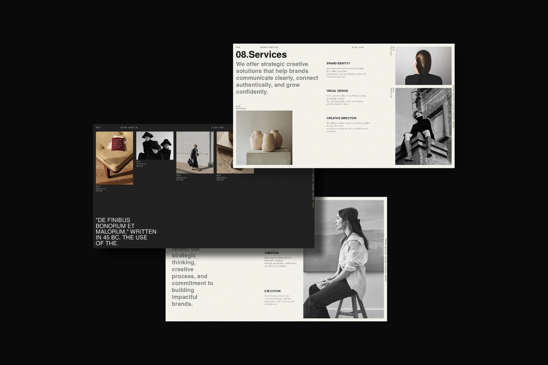 RAYE | Brand Portfolio Template