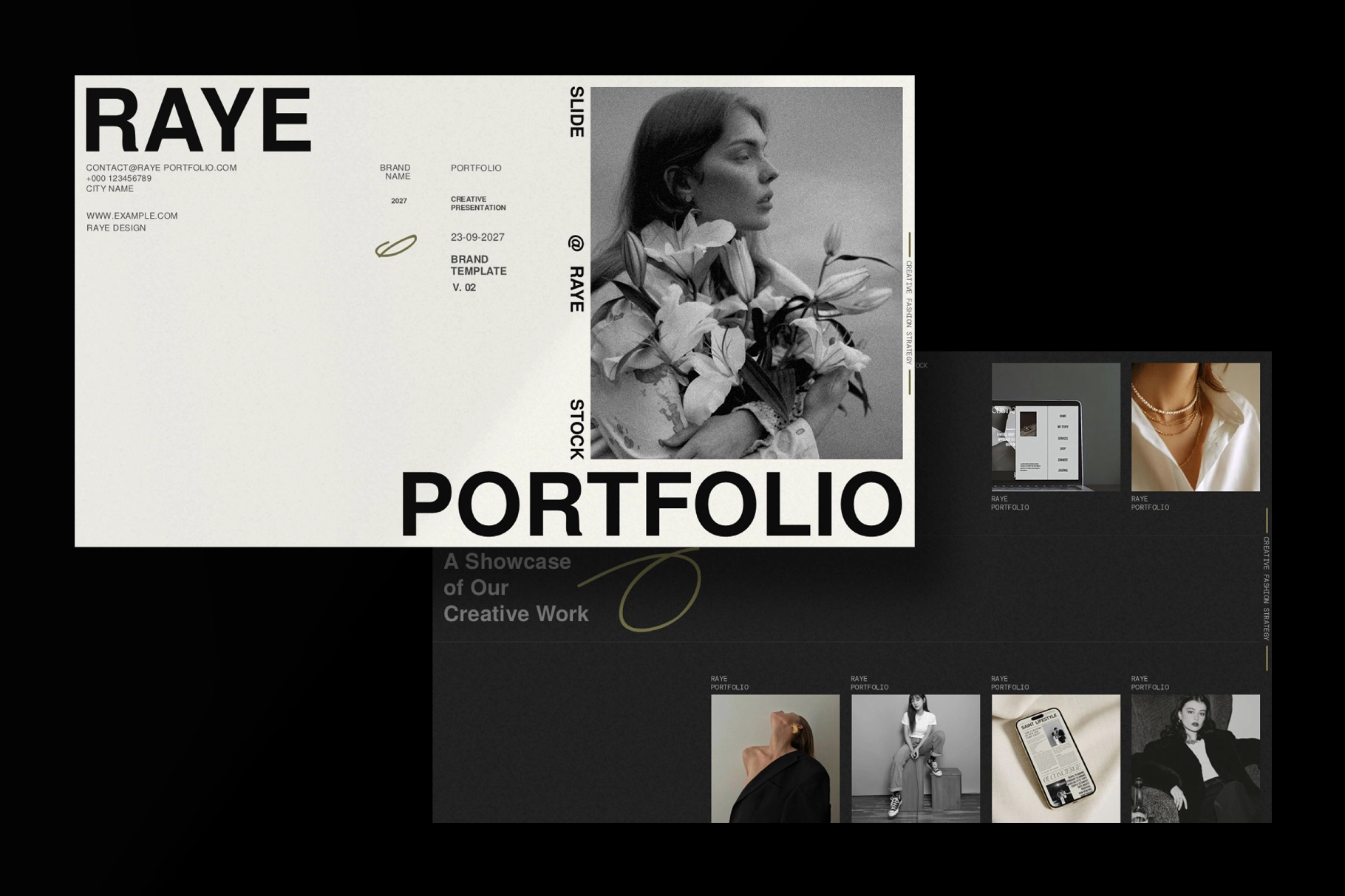 RAYE | Brand Portfolio Template
