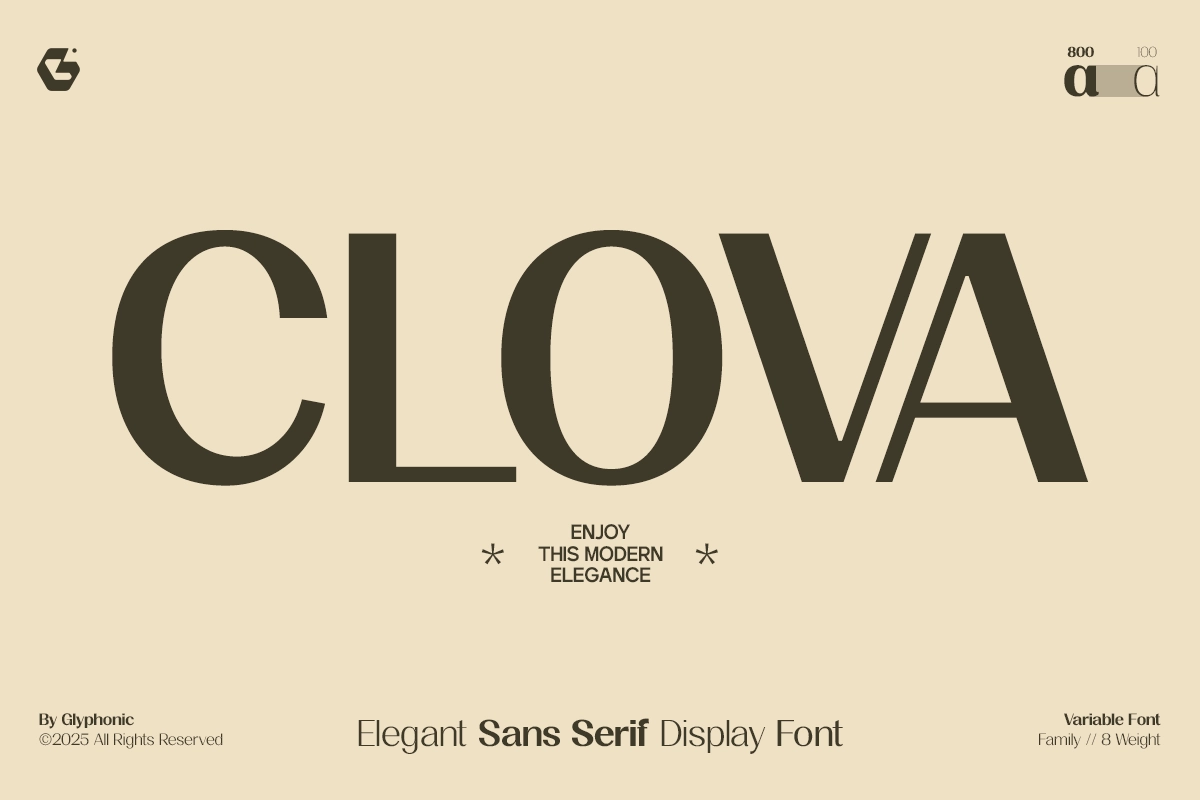 GC Clova - Elegant Sans Display