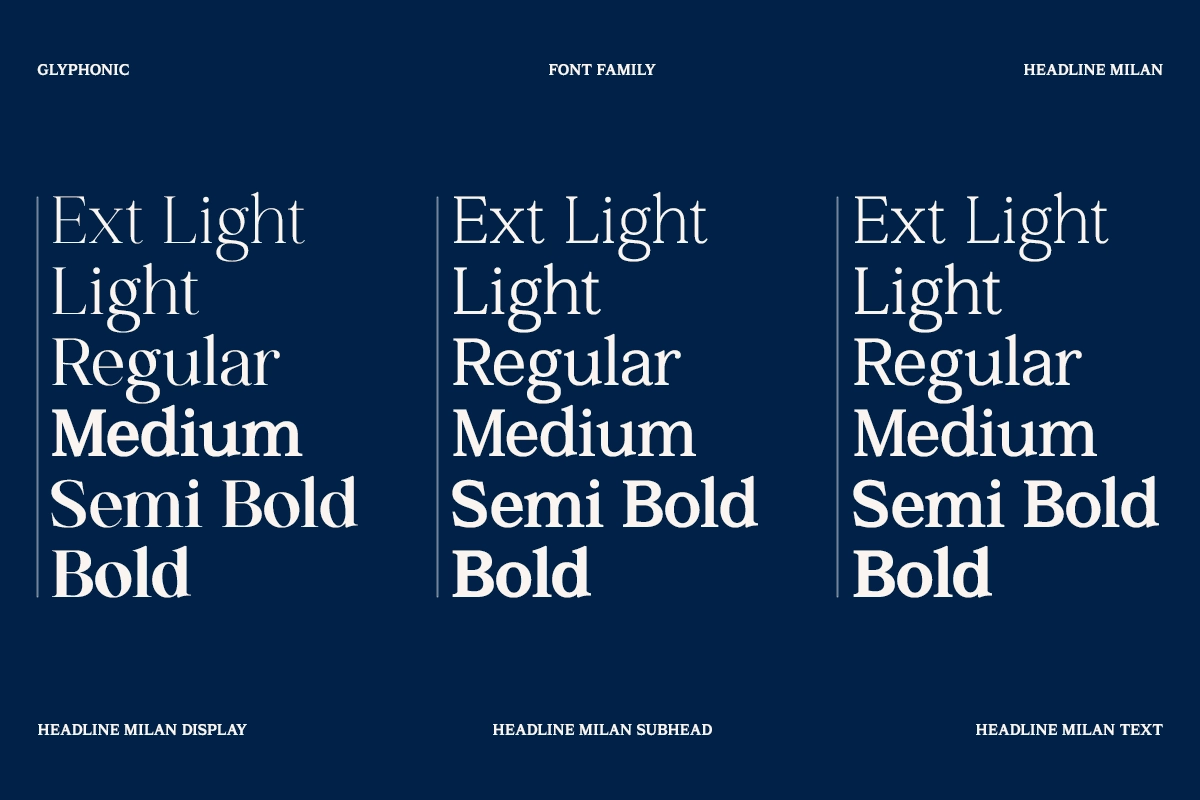 GC Milan Headline - Classy Serif